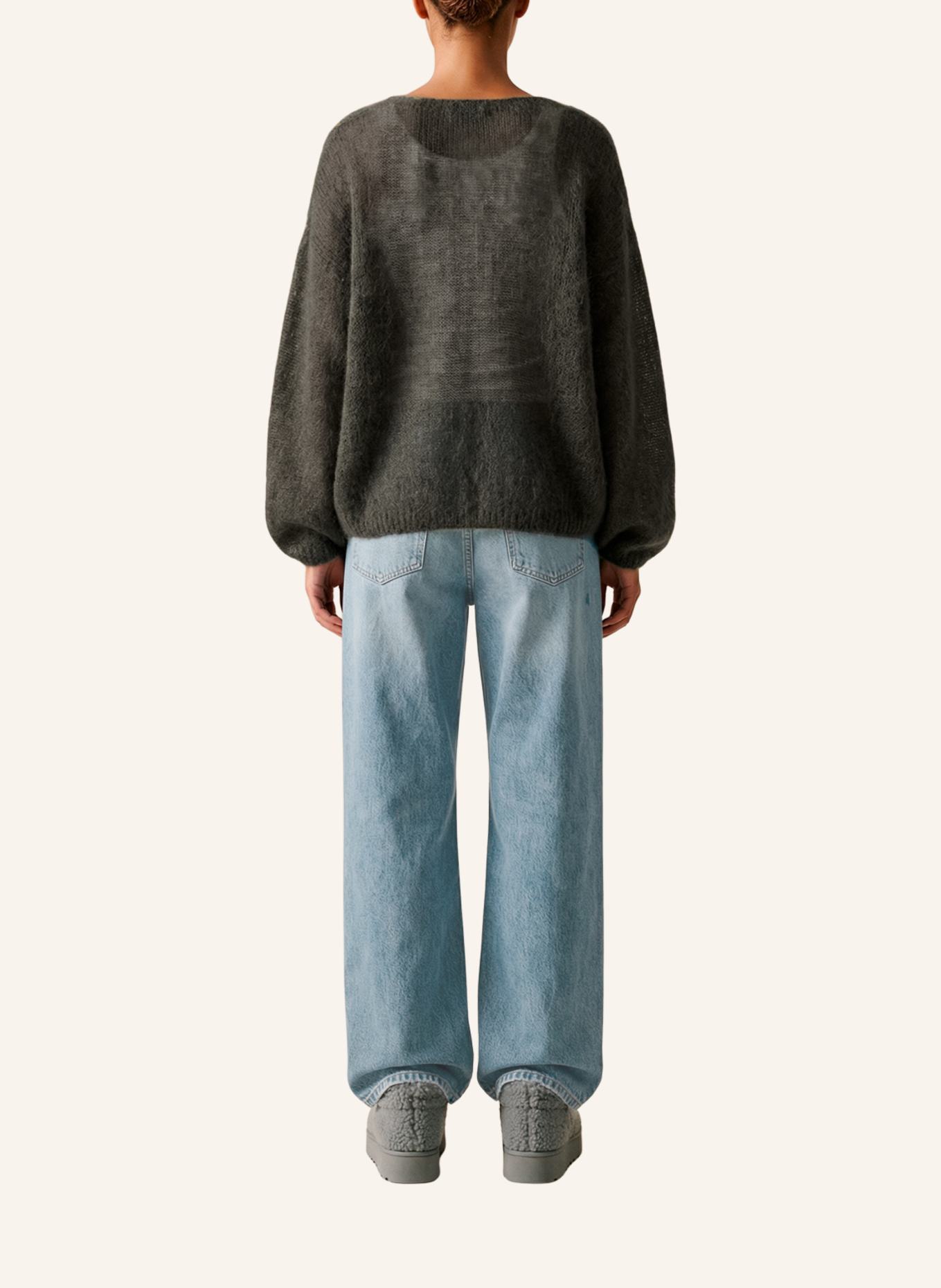 AMERICANDREAMS LS Cardigan Cornelia: TAUPE