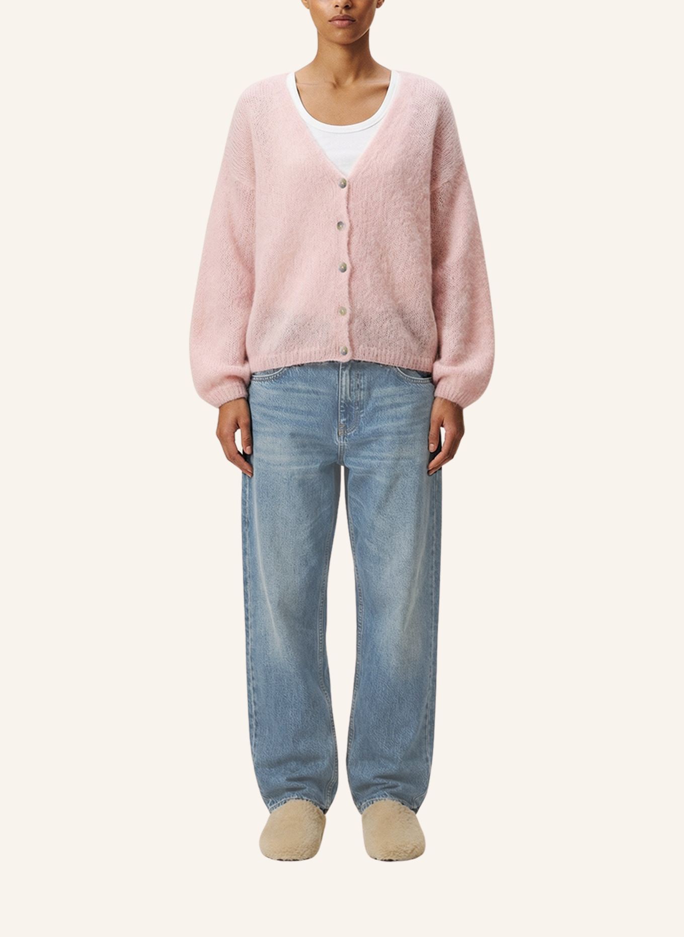 AMERICANDREAMS LS Cardigan Cornelia: HELLROSA