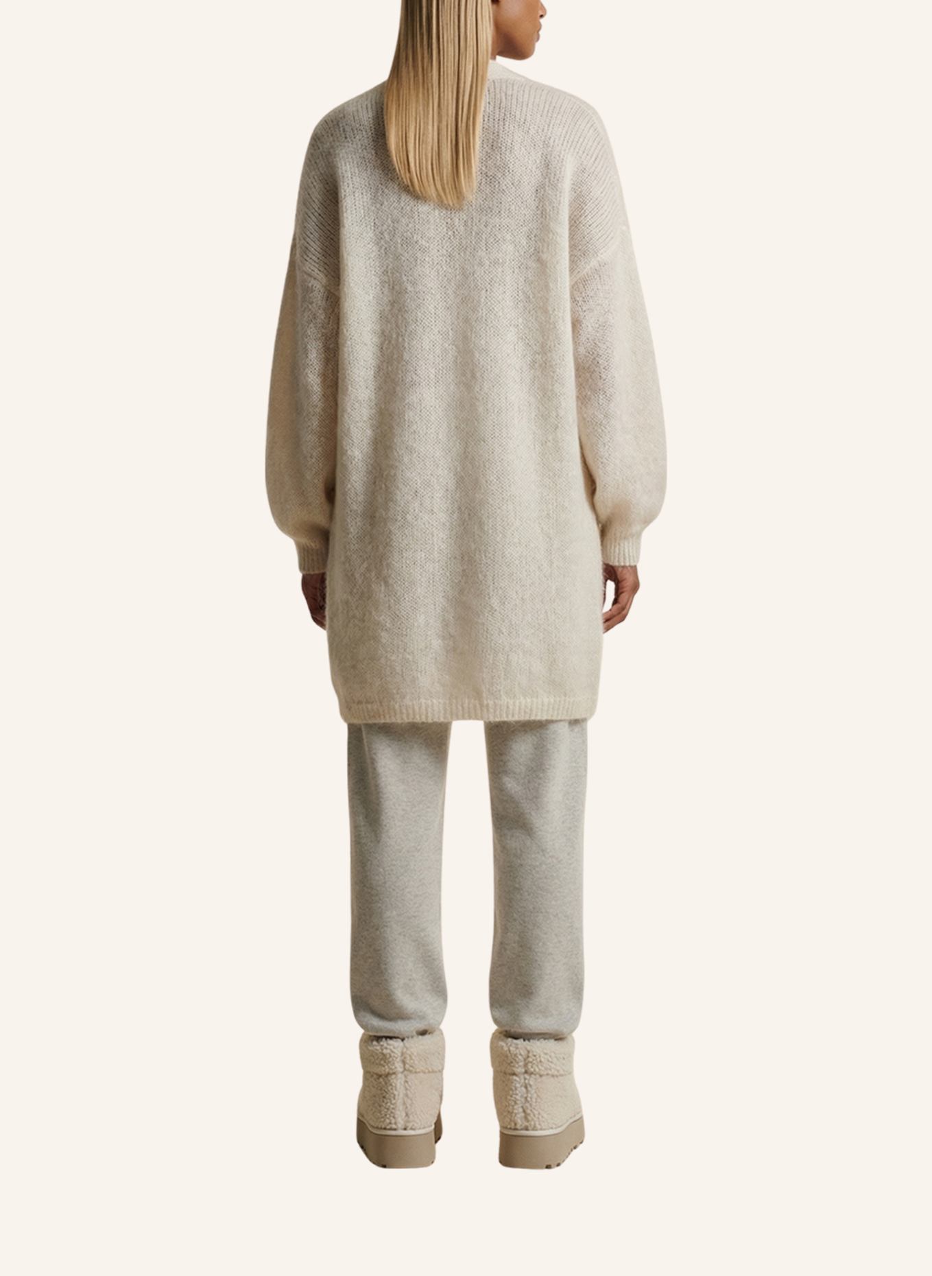 AMERICANDREAMS Midi Cardigan Lee: WEISS