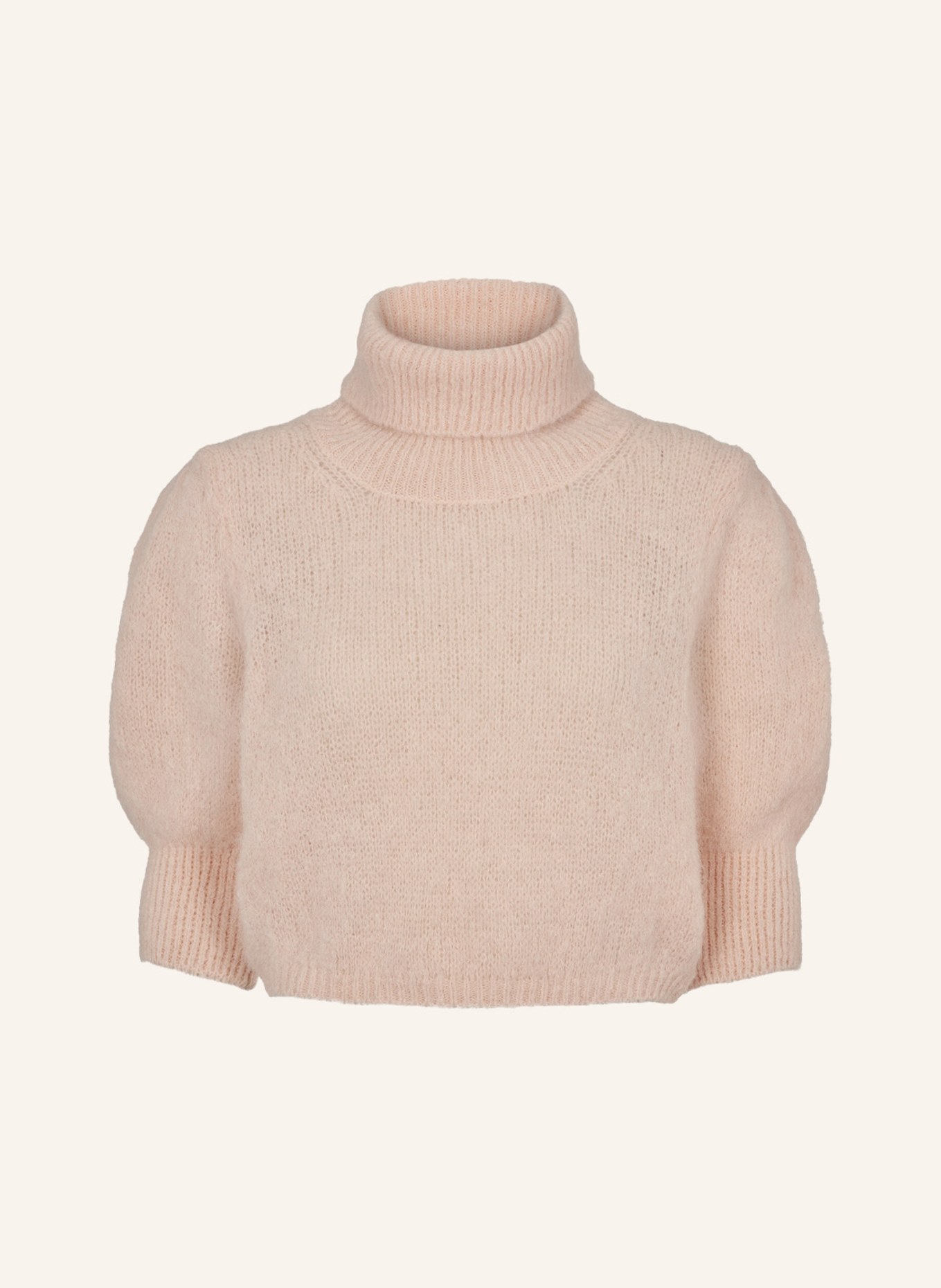 AMERICANDREAMS Rollneck Alpaca Pullover Piro: HELLORANGE