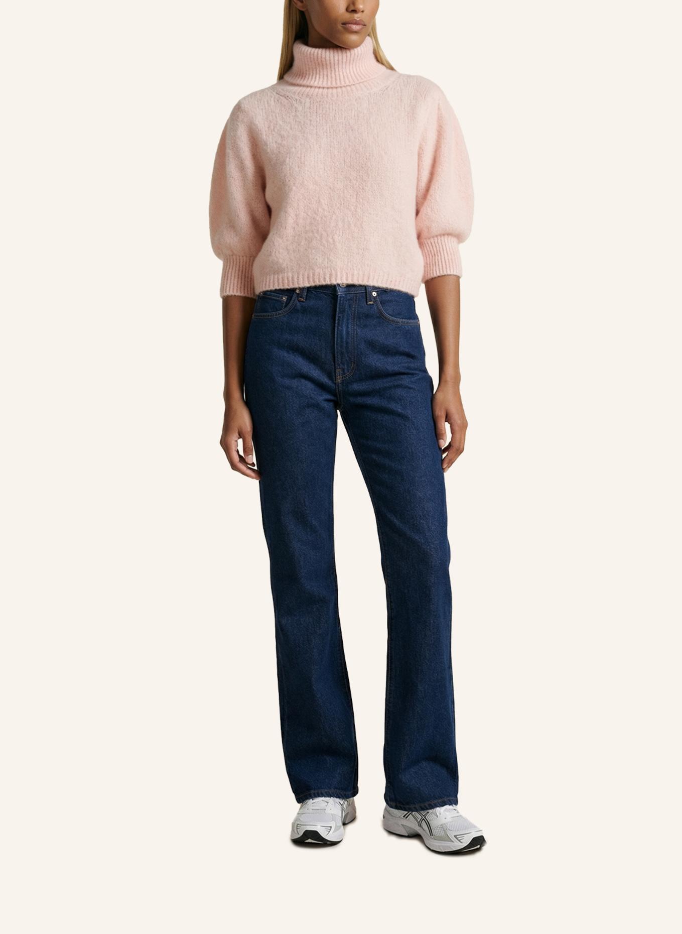 AMERICANDREAMS Rollneck Alpaca Pullover Piro: HELLORANGE