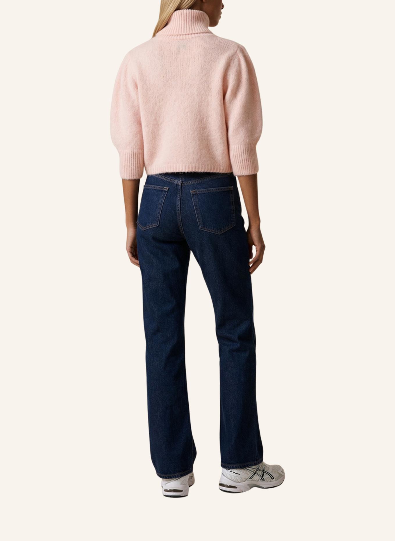 AMERICANDREAMS Rollneck Alpaca Pullover Piro: HELLORANGE