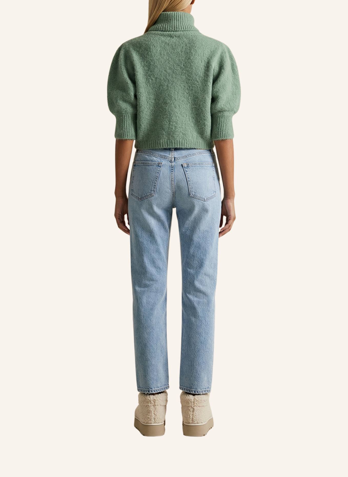 AMERICANDREAMS Rollneck Alpaca Pullover Piro: OLIV