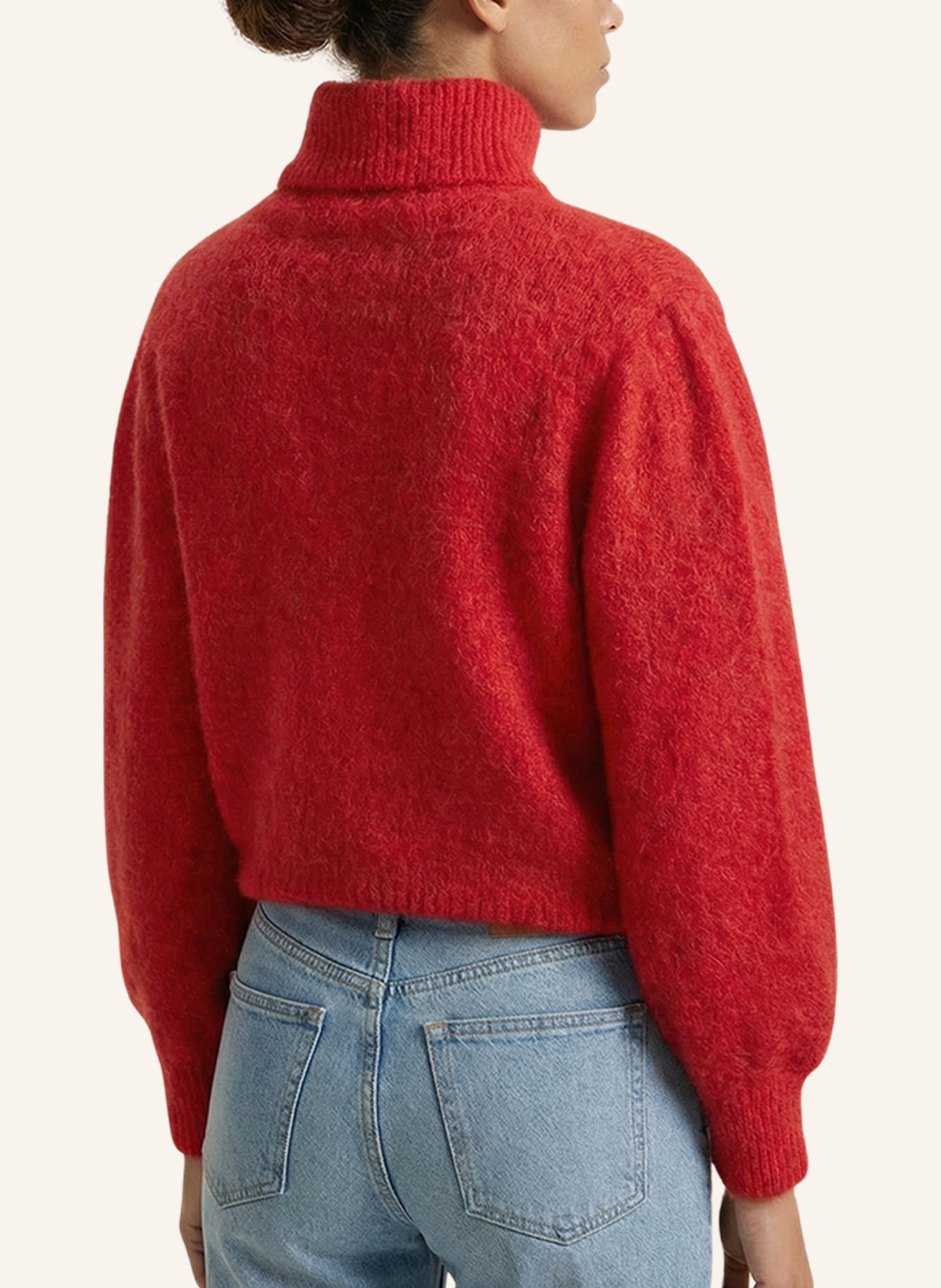 AMERICANDREAMS Rollneck Alpaca Long Sleeves Piro: ROT