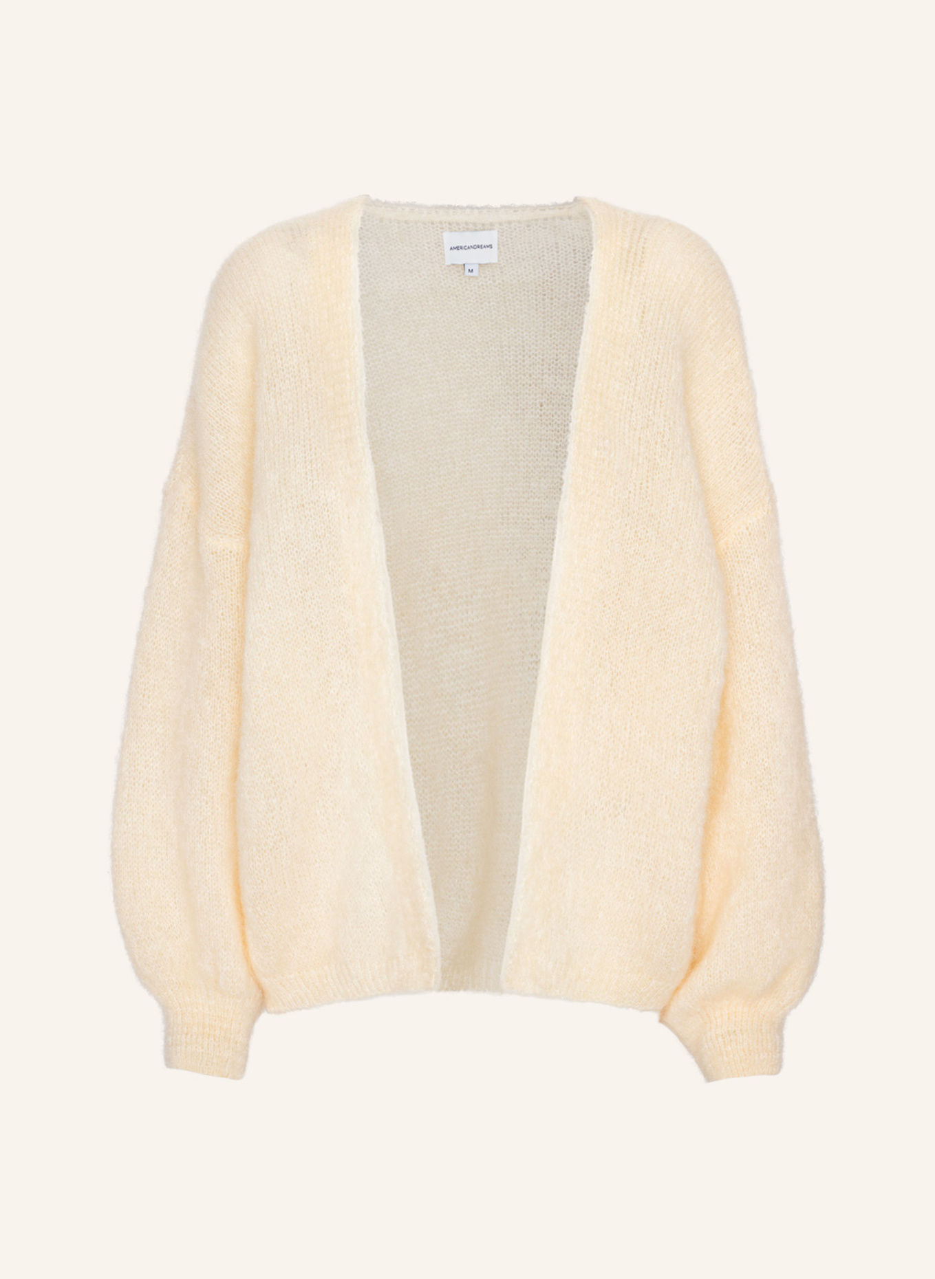 AMERICANDREAMS Short Cardigan Lee: HELLGELB