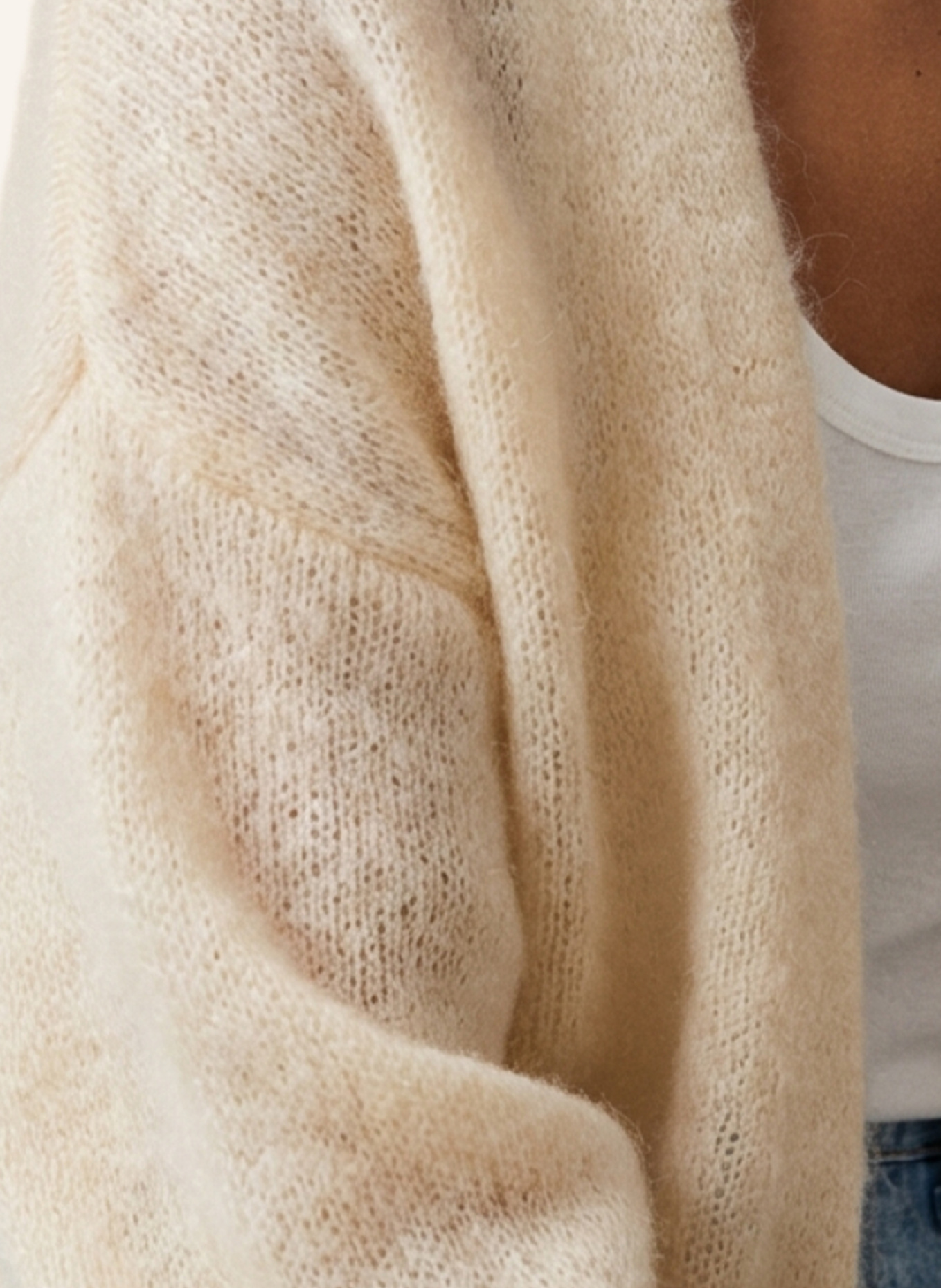 AMERICANDREAMS Short Cardigan Lee: HELLGELB