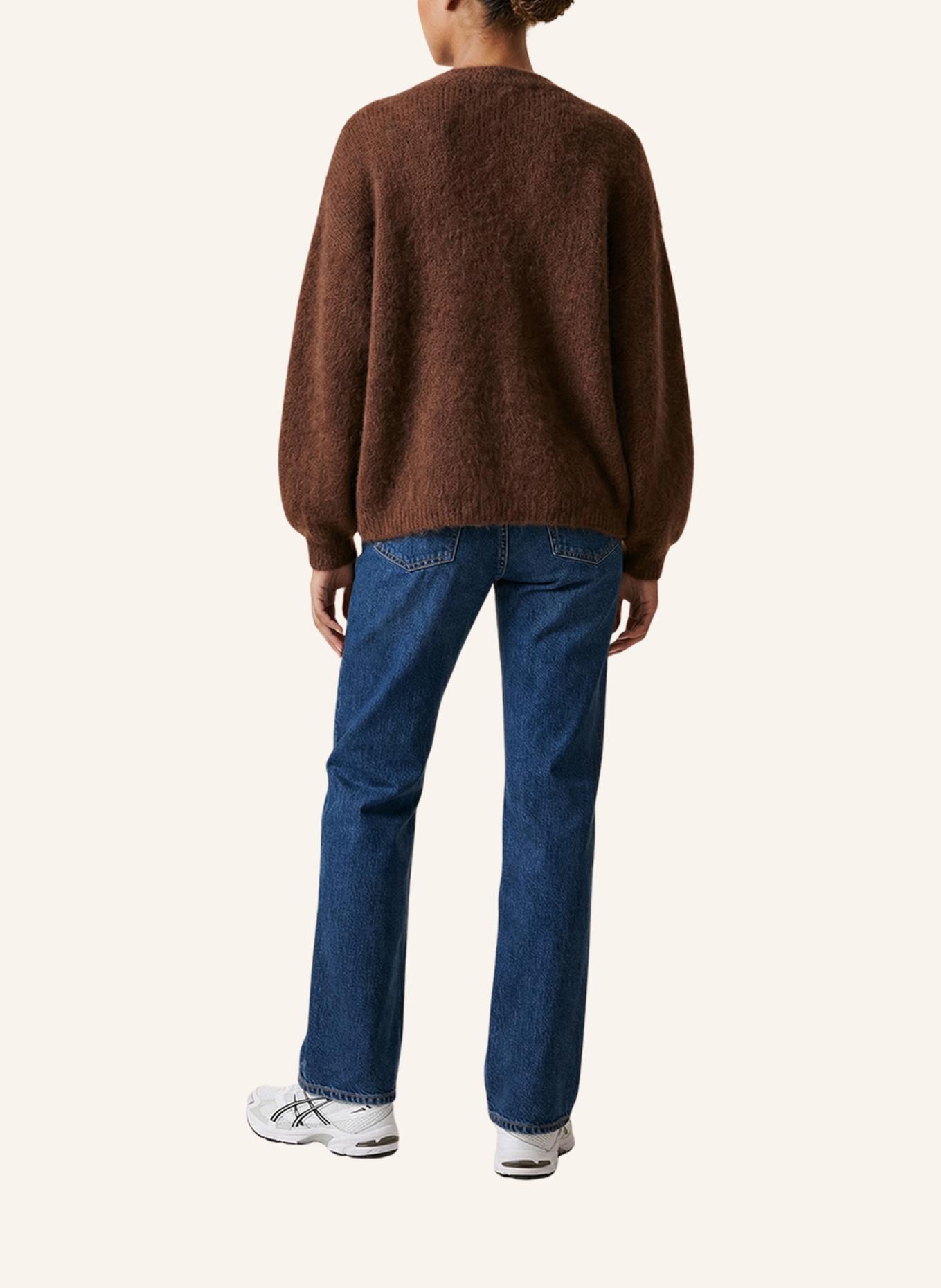 AMERICANDREAMS Short Cardigan Lee: DUNKELBRAUN