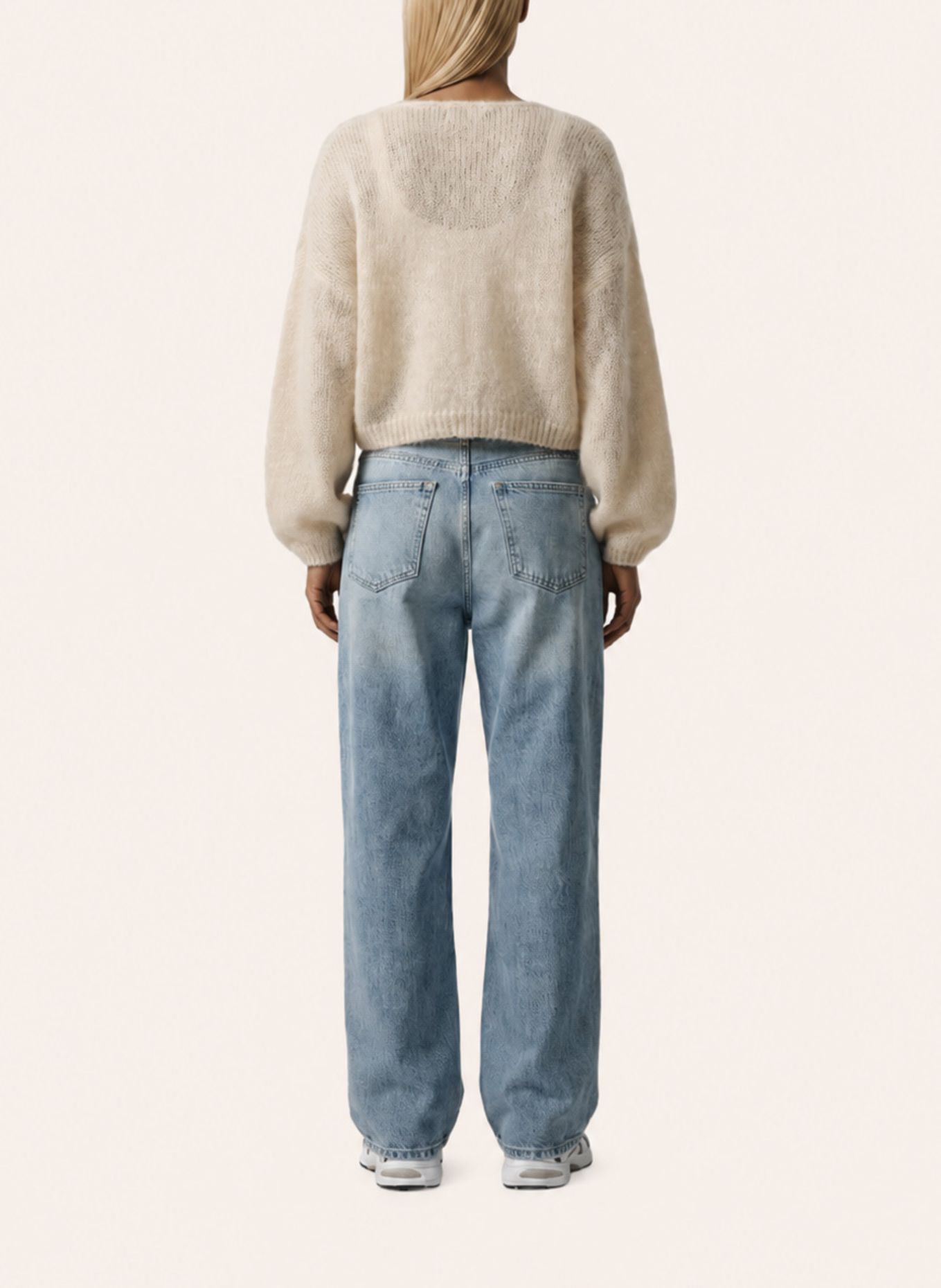 AMERICANDREAMS Cropped Cornelia: BEIGE