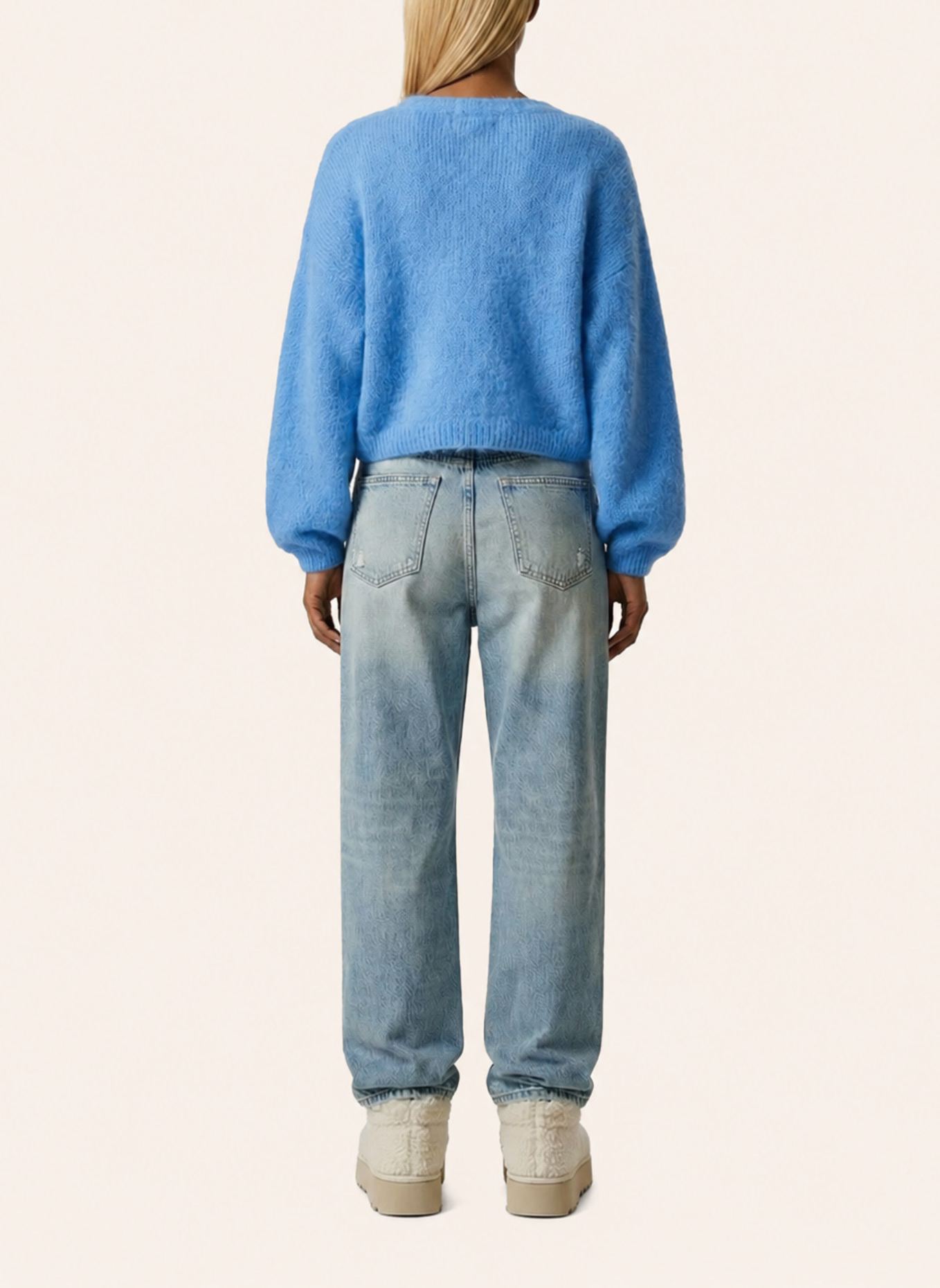 AMERICANDREAMS Cropped Cornelia: BLAU