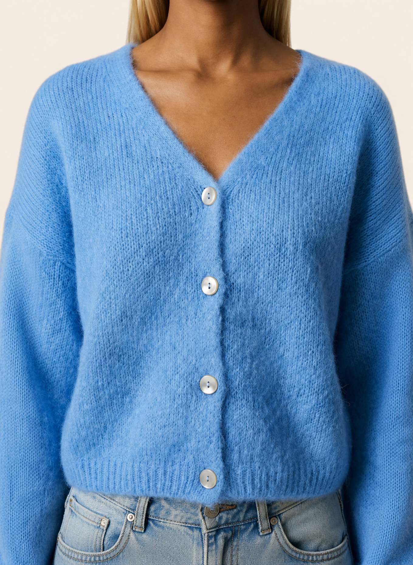 AMERICANDREAMS Cropped Cornelia: BLAU