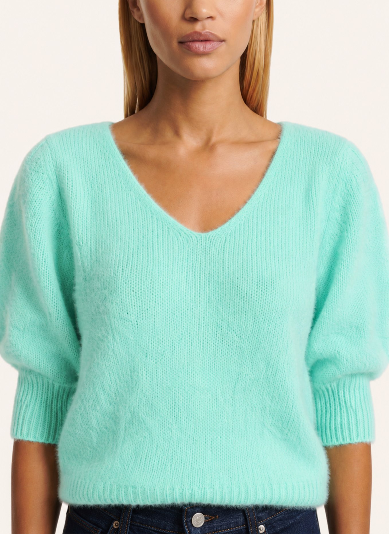 AMERICANDREAMS Alpaca Pullover Koa: MINT
