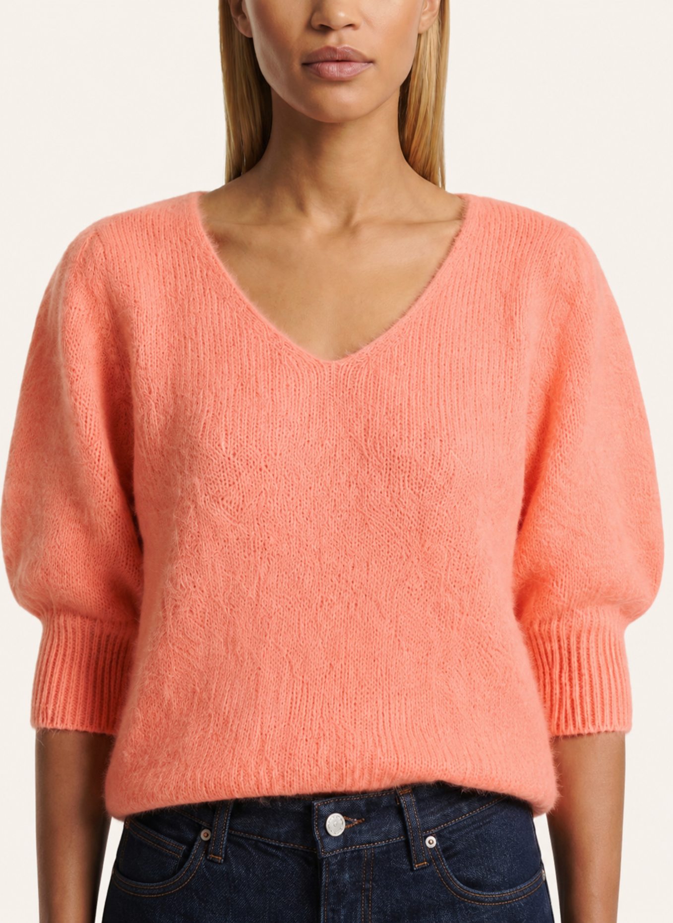 AMERICANDREAMS Alpaca Pullover Koa: LACHS