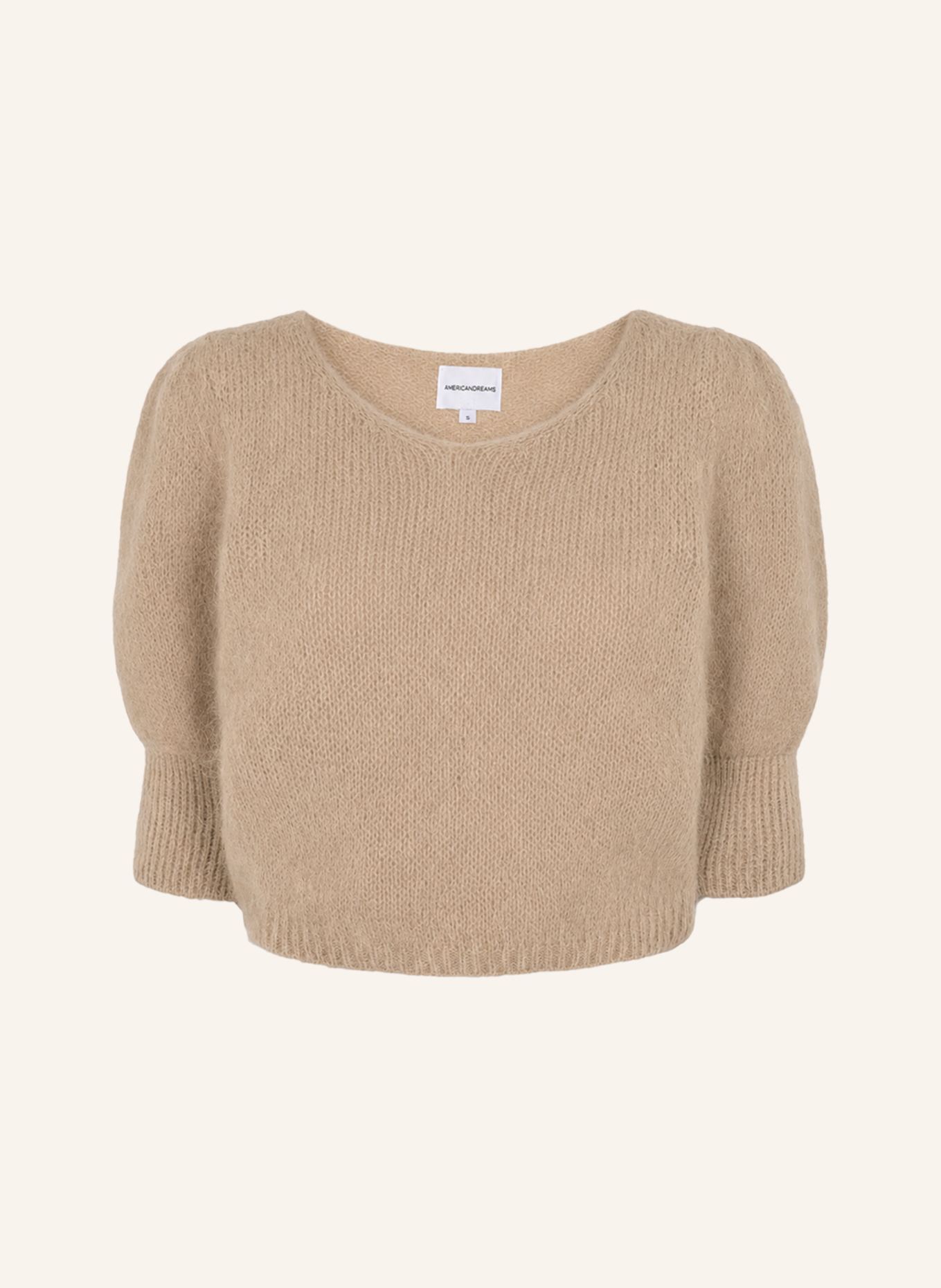 AMERICANDREAMS Alpaca Pullover Koa: BEIGE