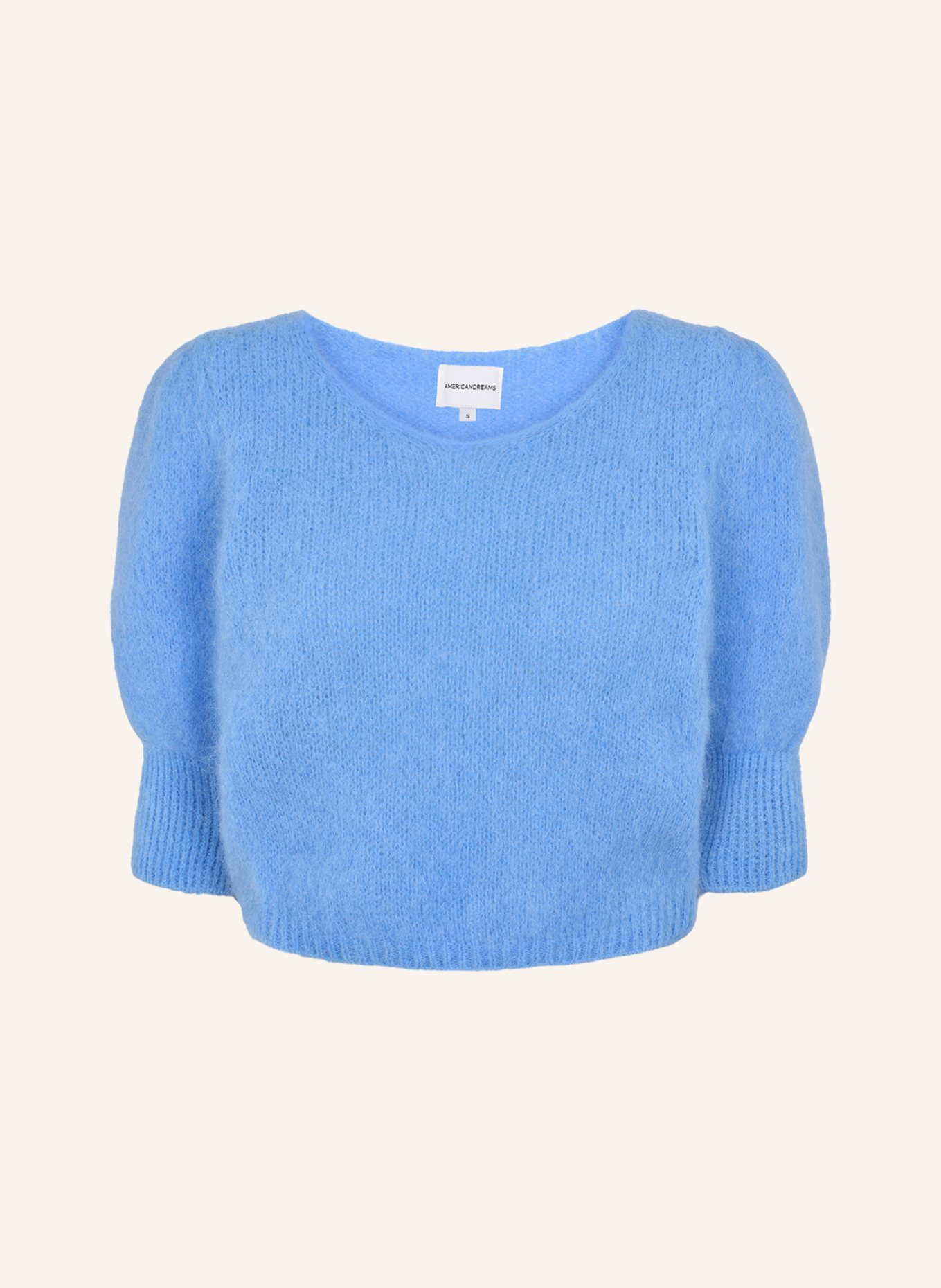AMERICANDREAMS Alpaca Pullover Koa: BLAU