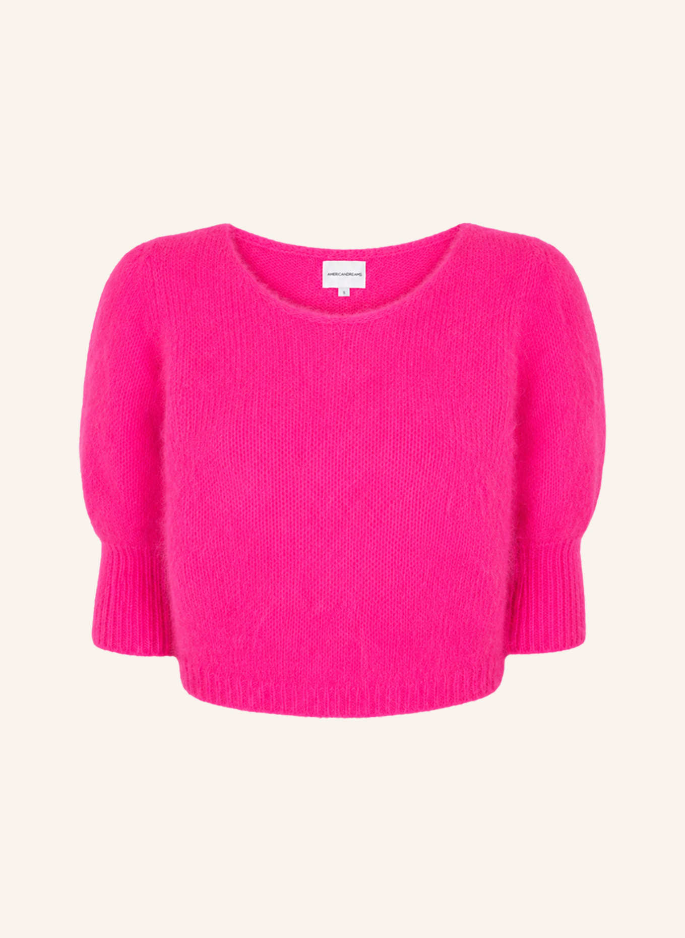 AMERICANDREAMS Alpaca Pullover Koa: NEONPINK