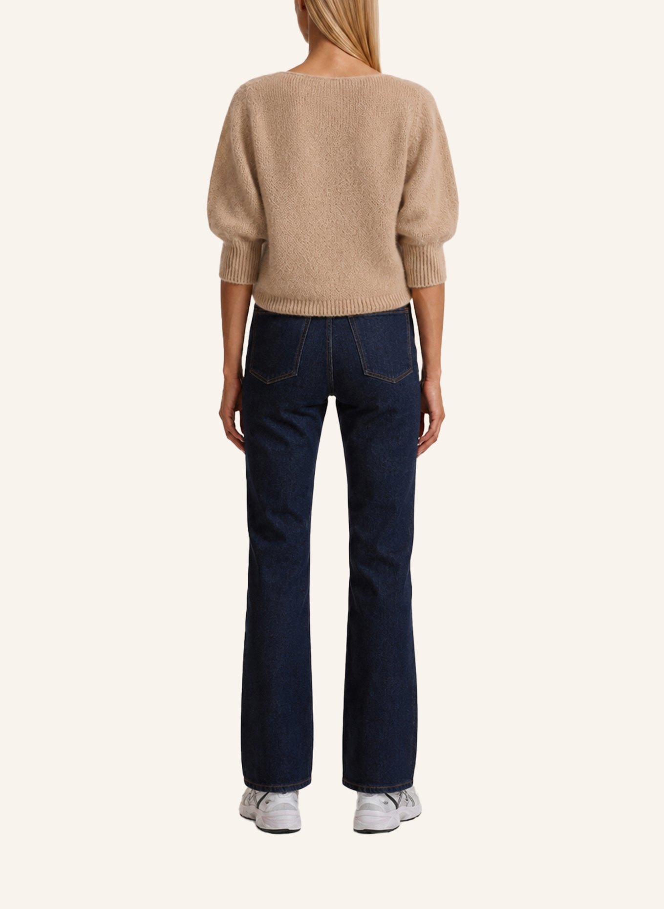 AMERICANDREAMS Alpaca Pullover Koa: BEIGE