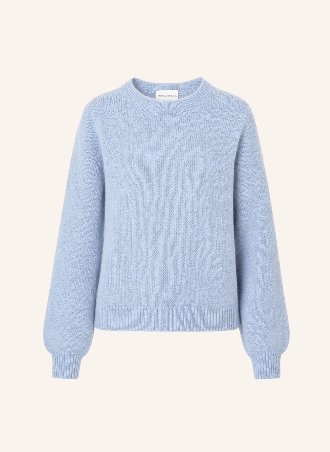 AMERICANDREAMS Round Neck Pullover Liana: HELLBLAU