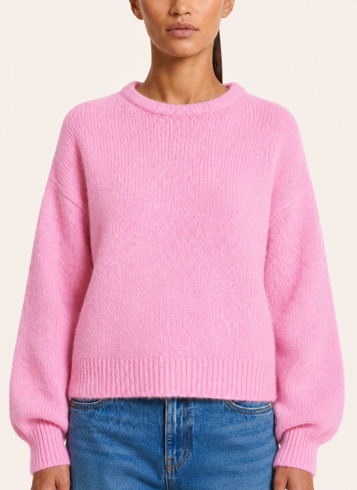 AMERICANDREAMS Round Neck Pullover Liana: ROSA