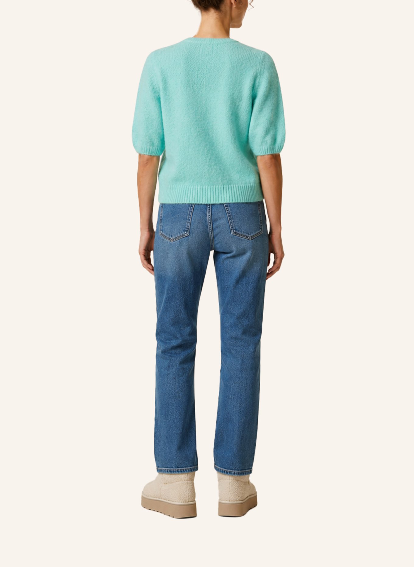 AMERICANDREAMS Short Sleeve Cardigan Susan: MINT