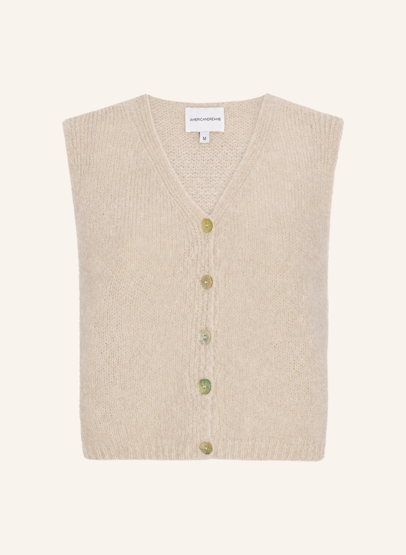 AMERICANDREAMS Vest Telma: BEIGE