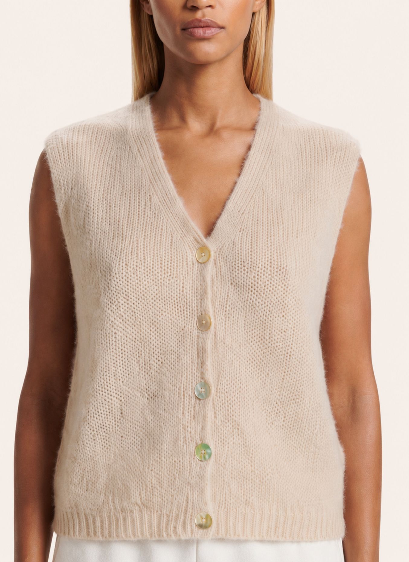 AMERICANDREAMS Vest Telma: BEIGE