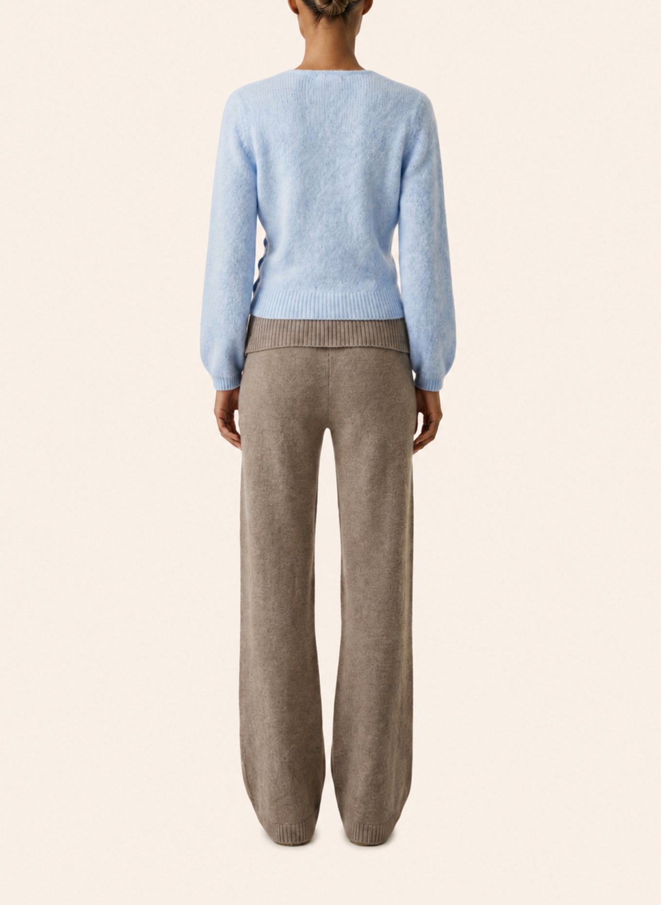 AMERICANDREAMS Wrap Cardigan Mariya: HELLBLAU