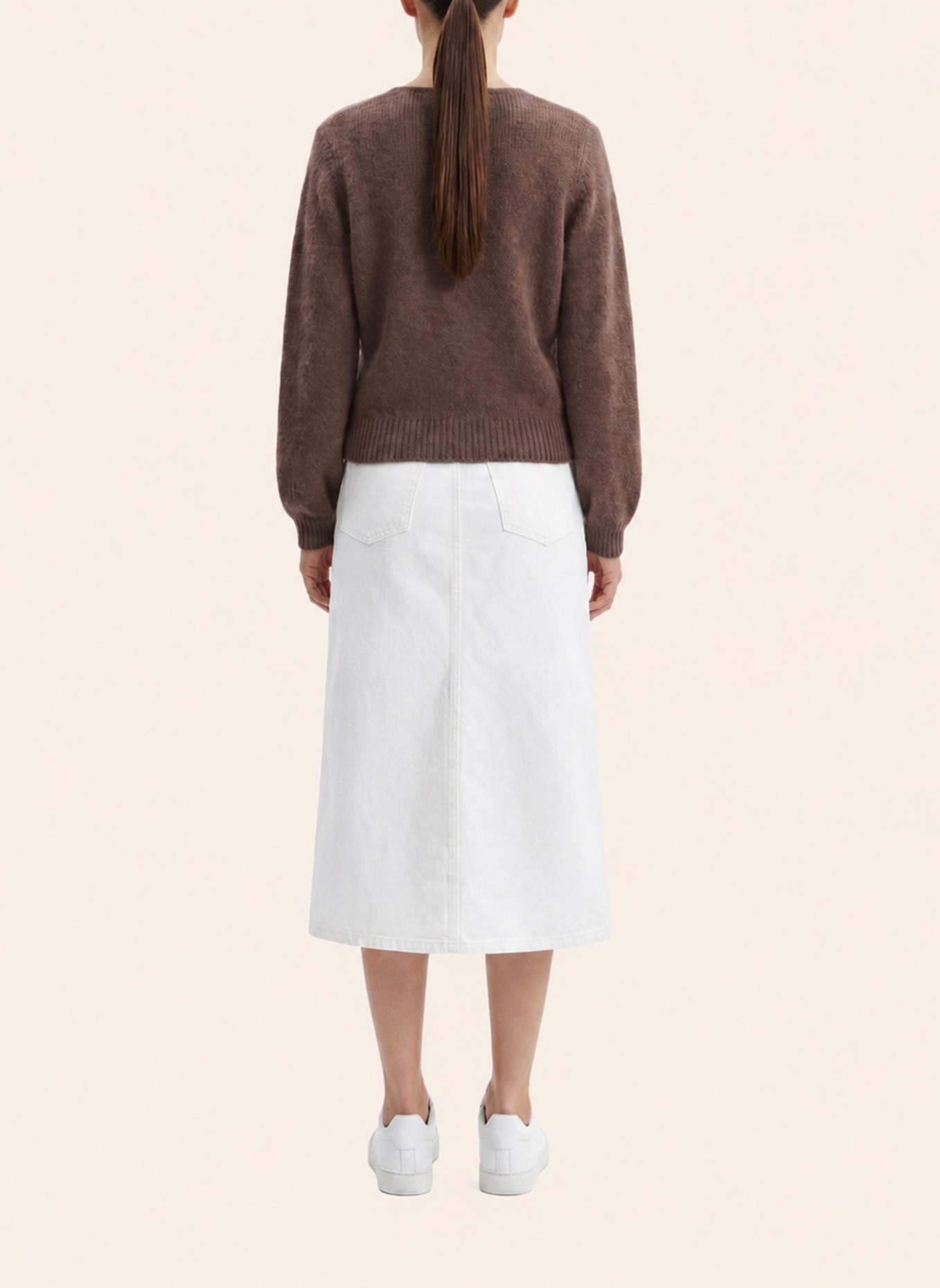 AMERICANDREAMS Wrap Cardigan Mariya: DUNKELBRAUN