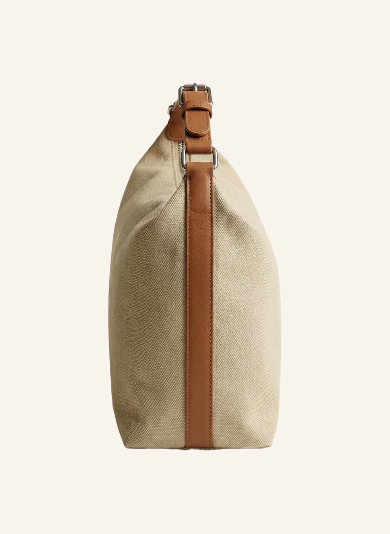 AMERICANDREAMS Club Bag Canvas: BEIGE