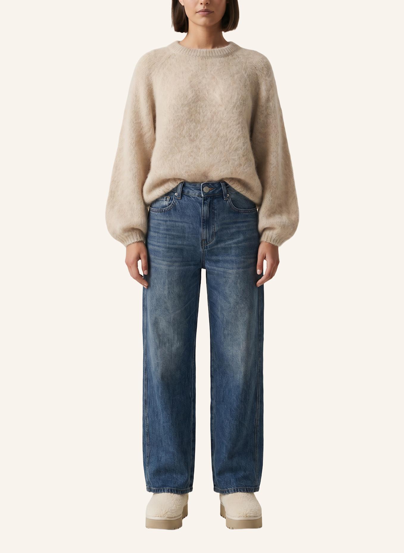 AMERICANDREAMS Mohair Knit Pullover Rosie: BEIGE
