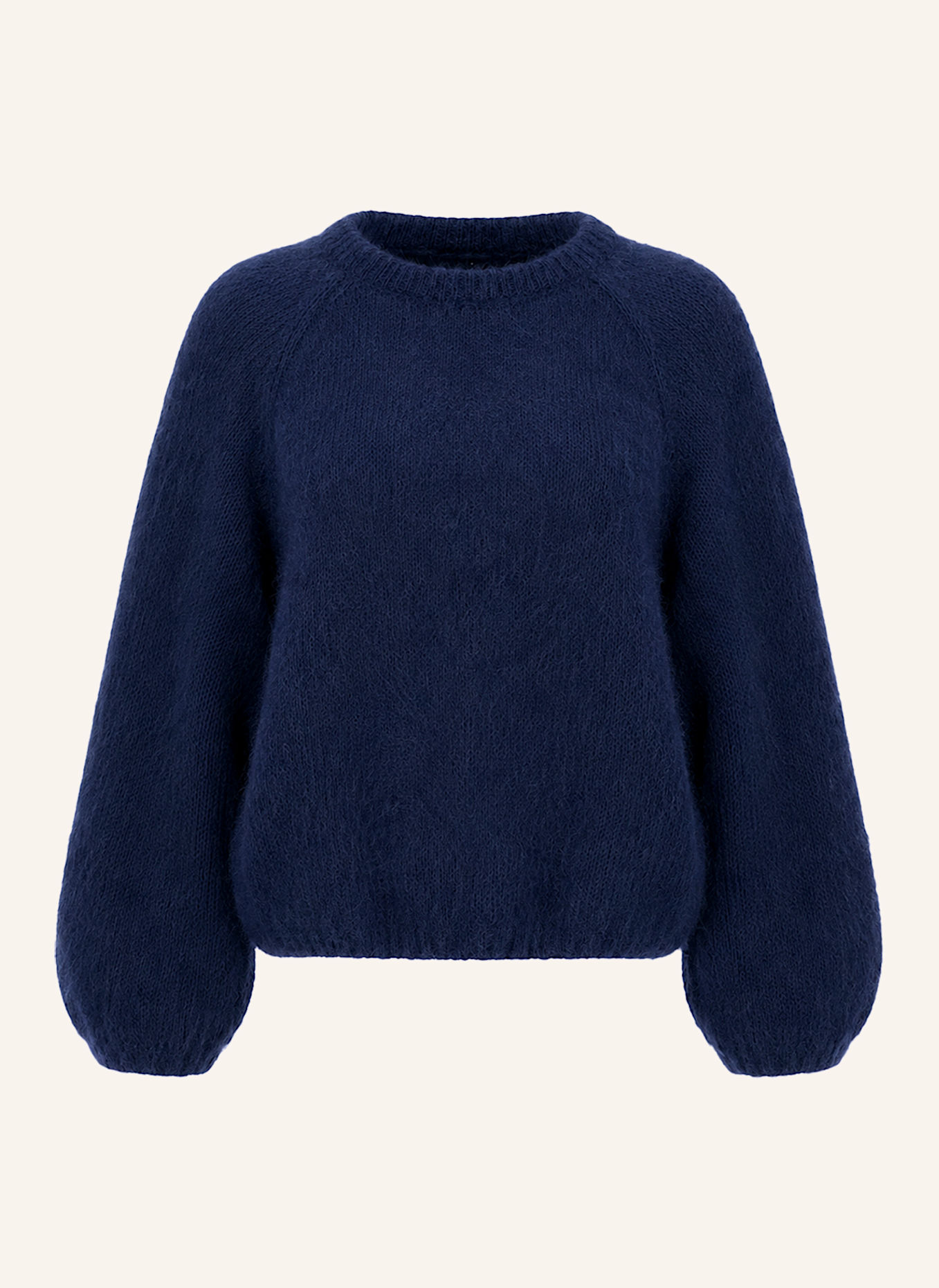 AMERICANDREAMS Mohair Knit Pullover Rosie: DUNKELBLAU