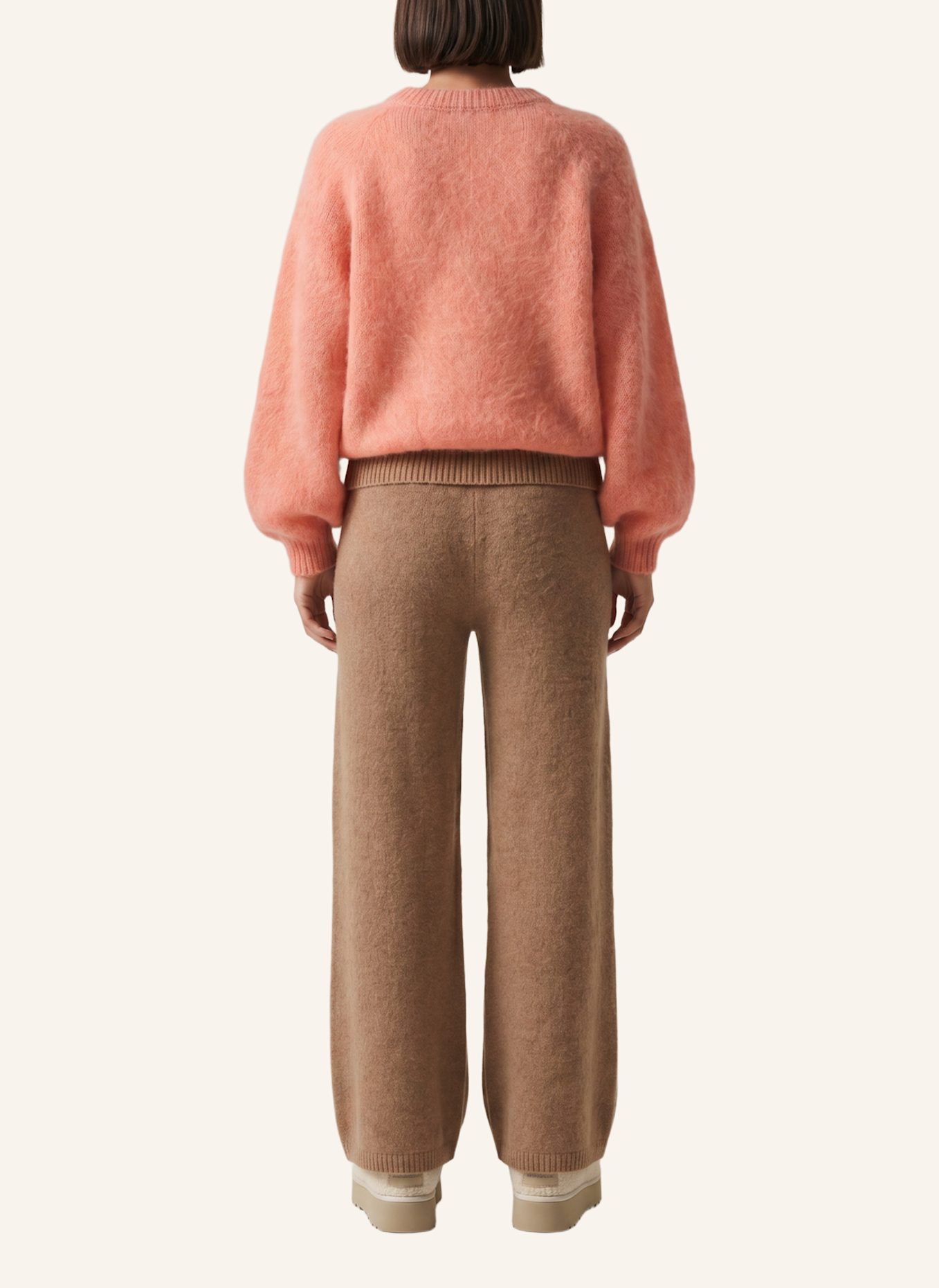 AMERICANDREAMS Mohair Knit Pullover Rosie: LACHS