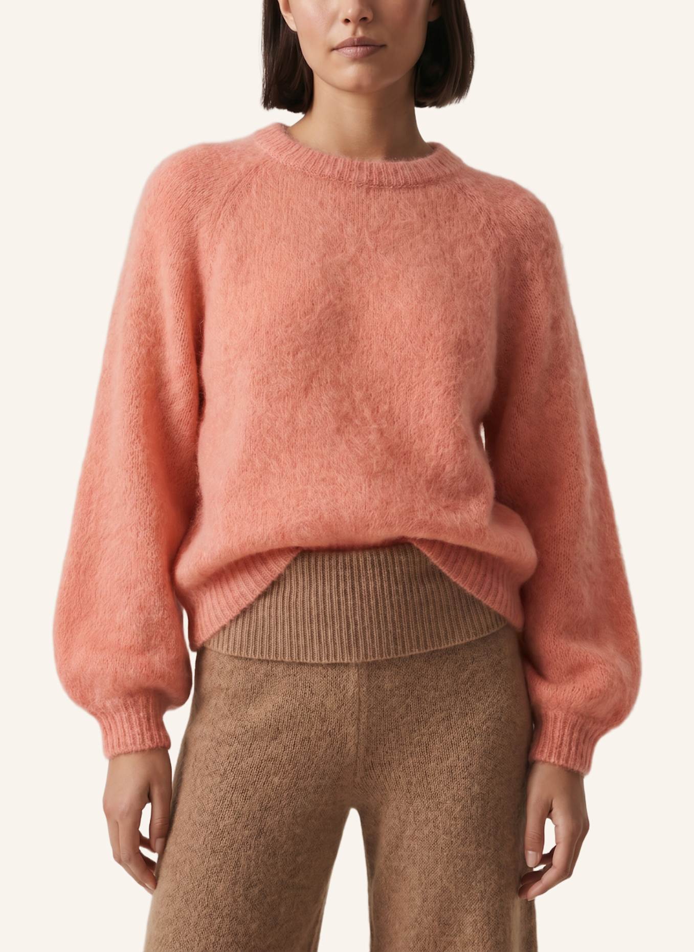 AMERICANDREAMS Mohair Knit Pullover Rosie: LACHS