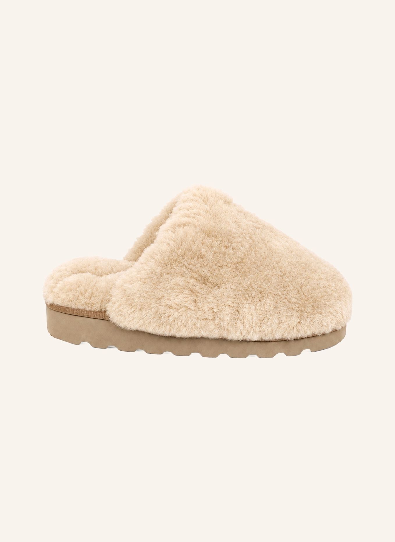 AMERICANDREAMS AVEN Wool Slippers: BEIGE