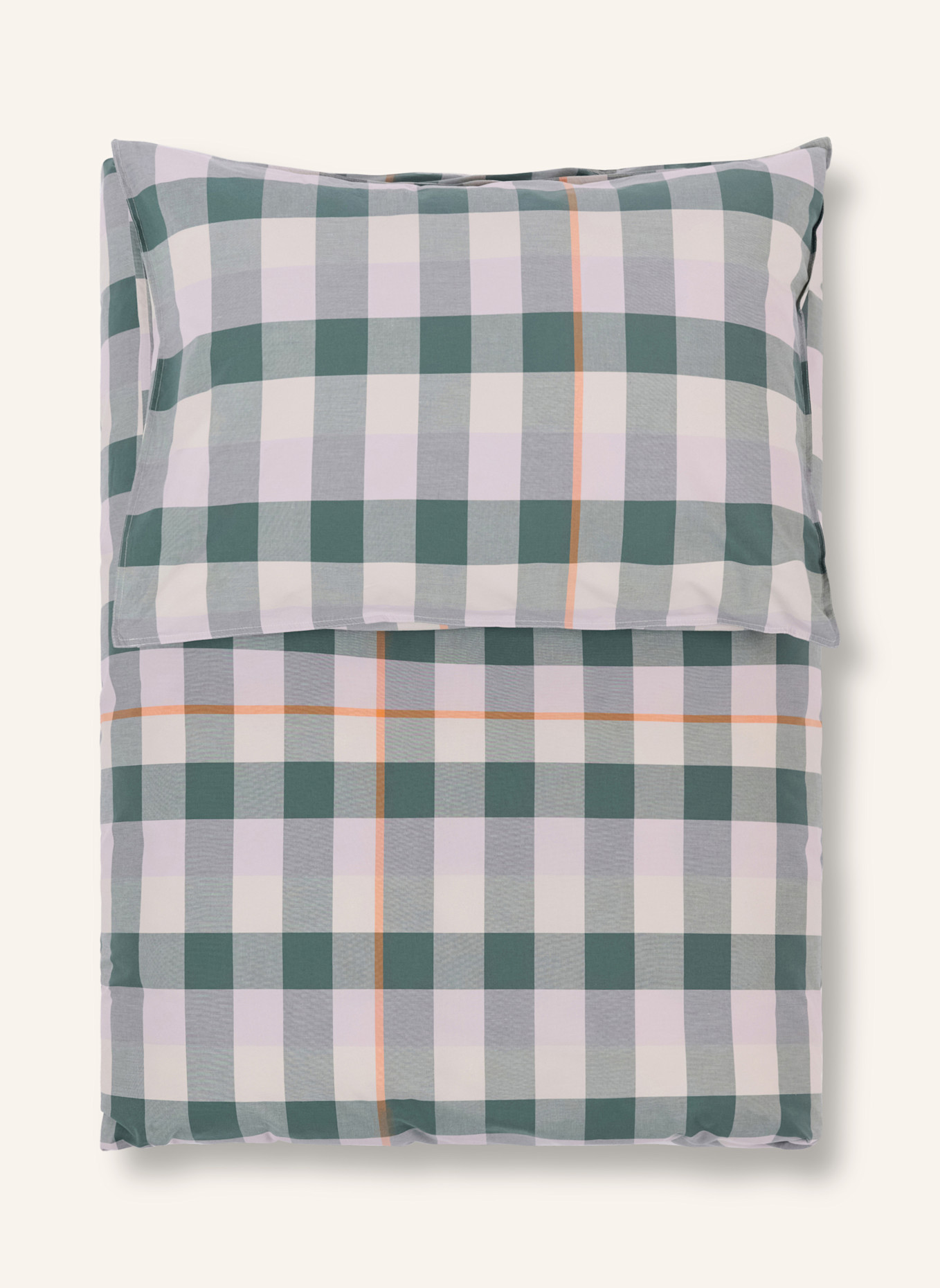 lavie Bettbezug LYN: DUNKELGRÜN/ LILA