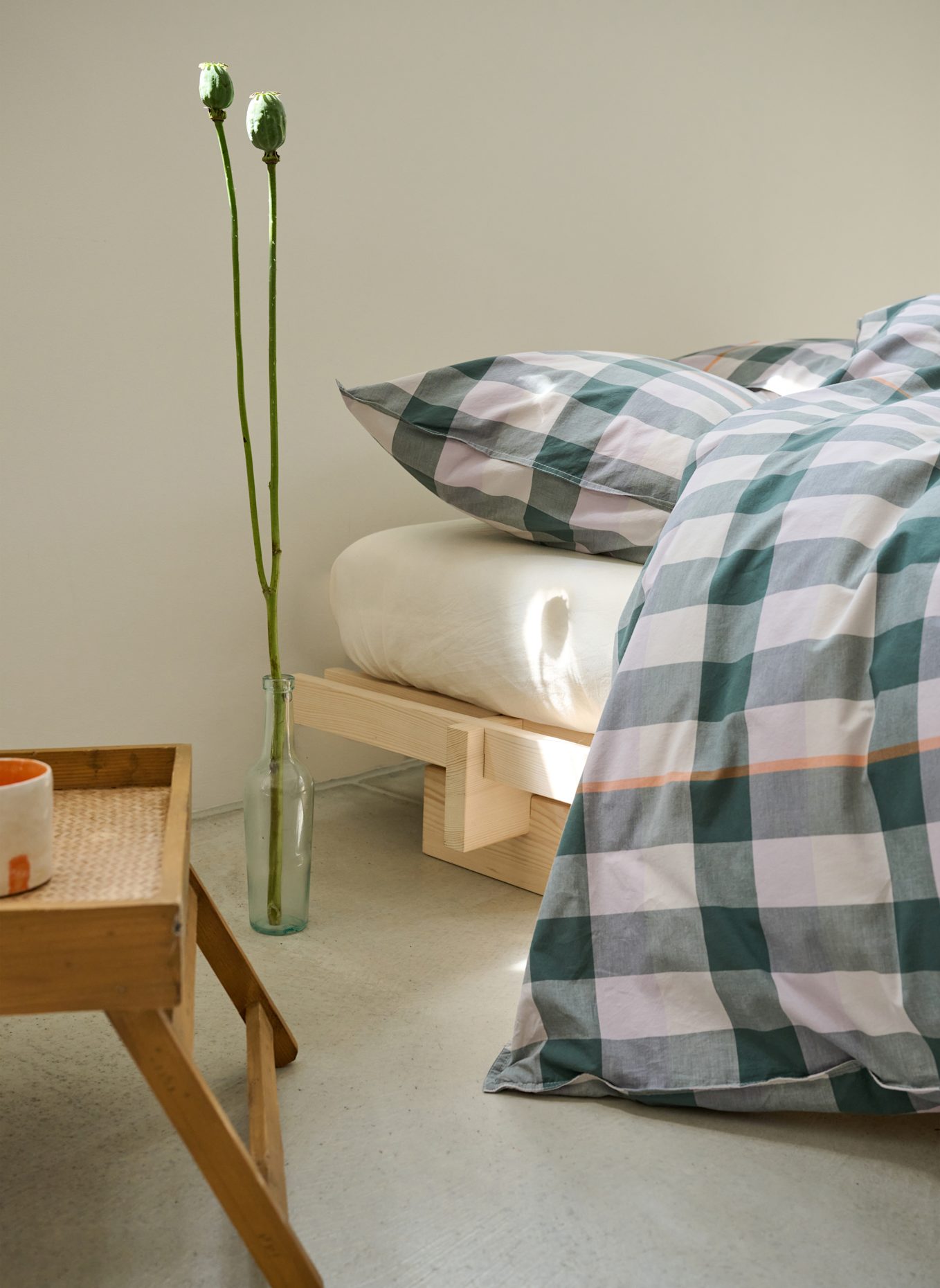 lavie Bettbezug LYN: DUNKELGRÜN/ LILA