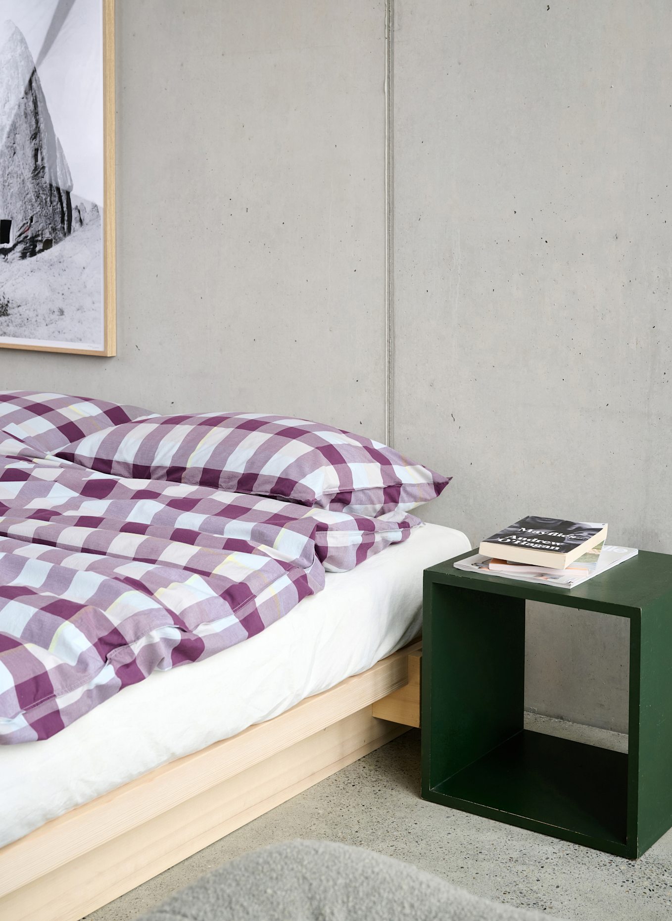 lavie Bettbezug LYN: DUNKELROT/ HELLBLAU