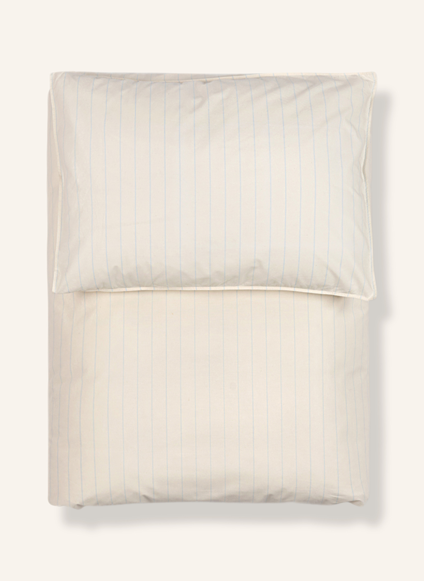 lavie Bettbezug STRIPED: BEIGE/ HELLBLAU