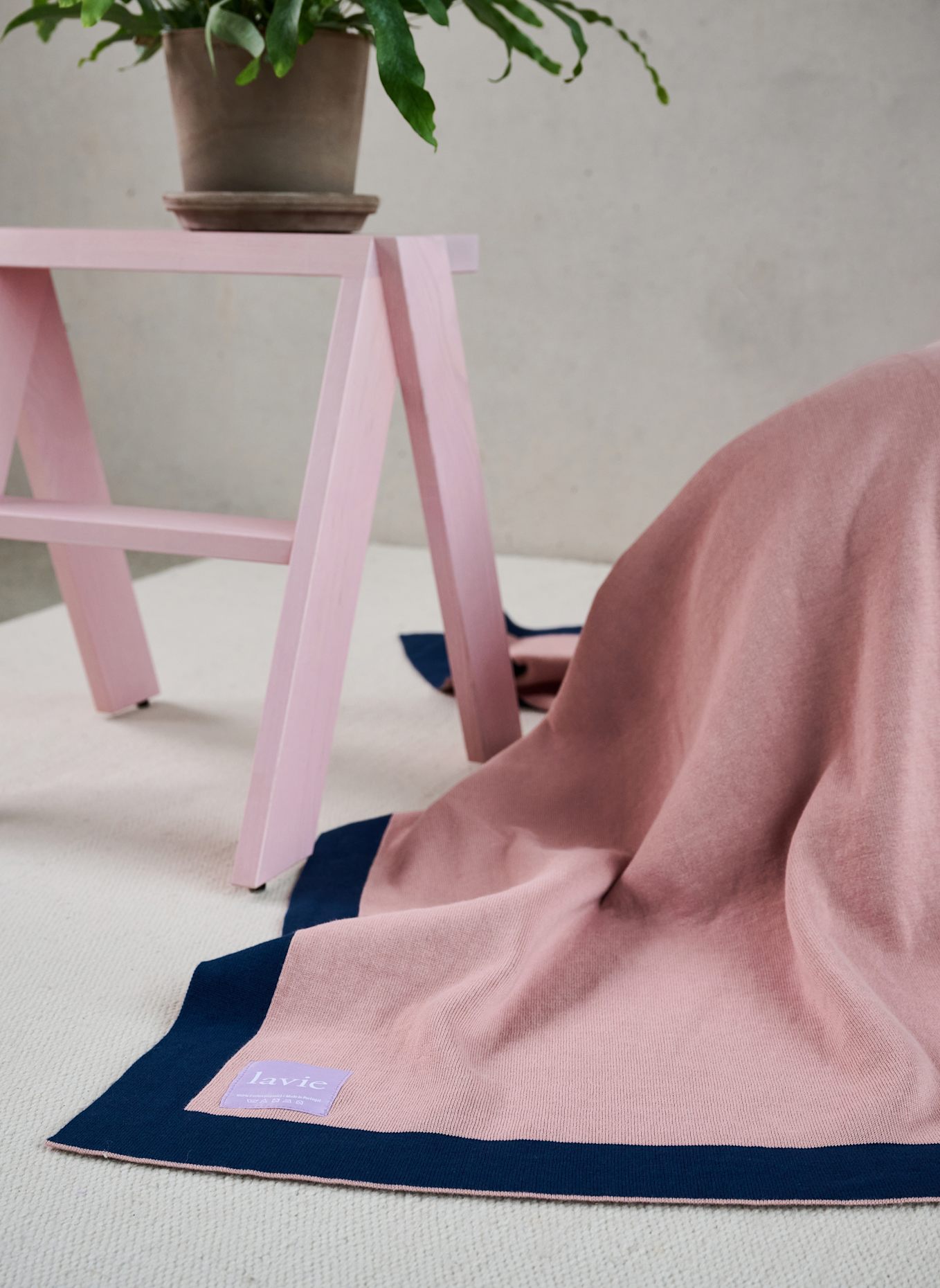 lavie Plaid LOLLA: ALTROSA/ DUNKELBLAU