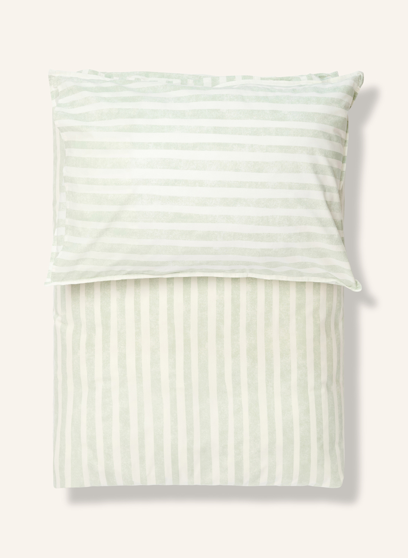 lavie Bettbezug JAKOB: HELLGRÜN/ WEISS