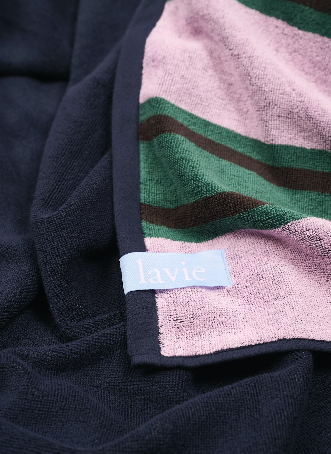 lavie Strandtuch ADA: PINK/ GRÜN/ DUNKELBLAU