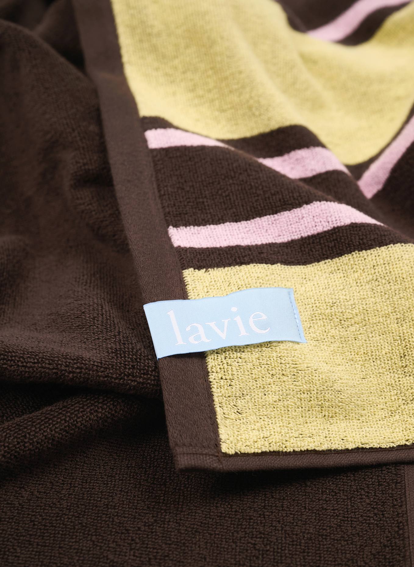 lavie Strandtuch ADA: GELB/ BRAUN/ ROSA
