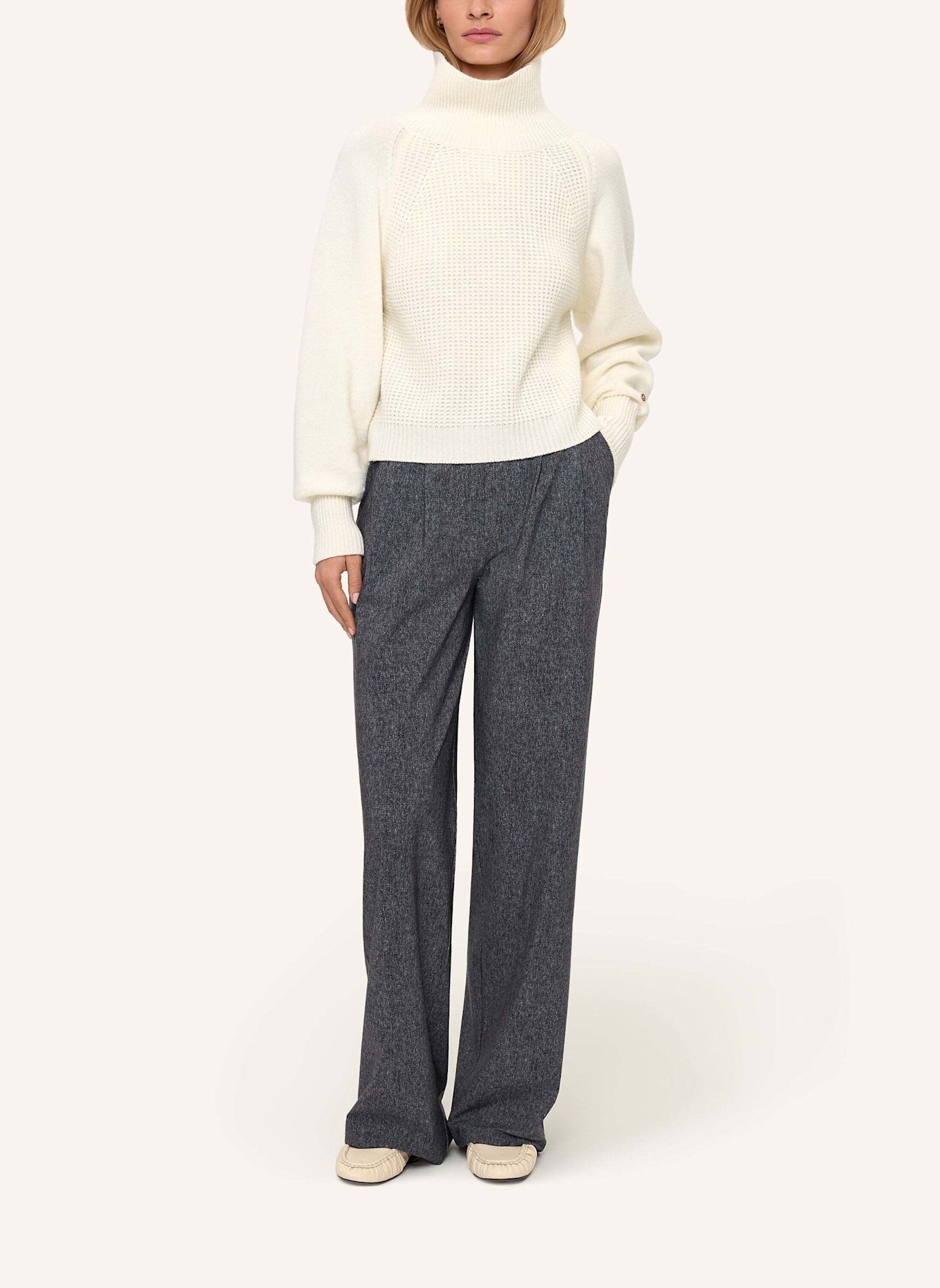 INA KESS Pullover CRISCRA CASHMERE TURTLENECK: BEIGE