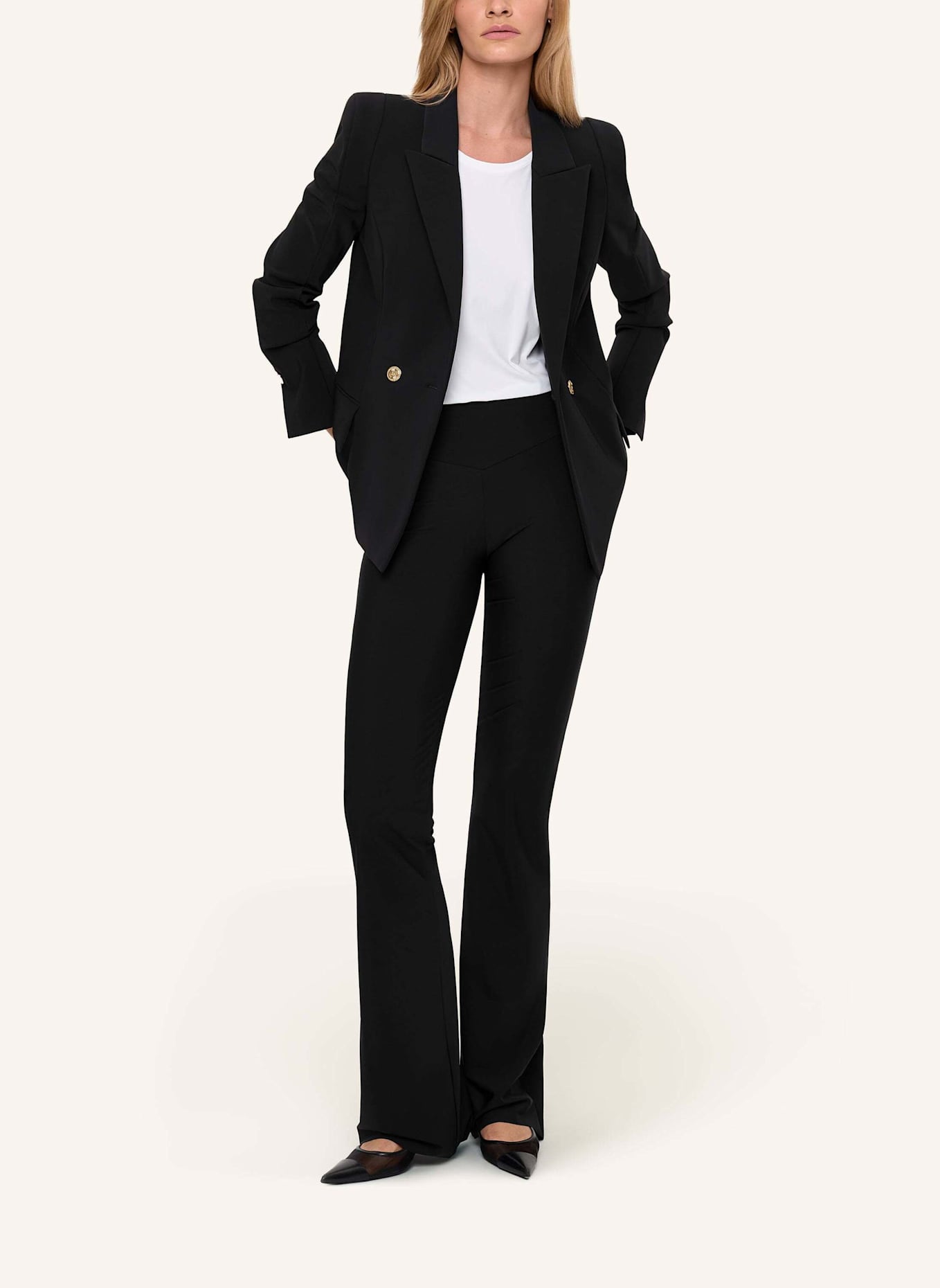 INA KESS Hose LARIX PANTS: SCHWARZ