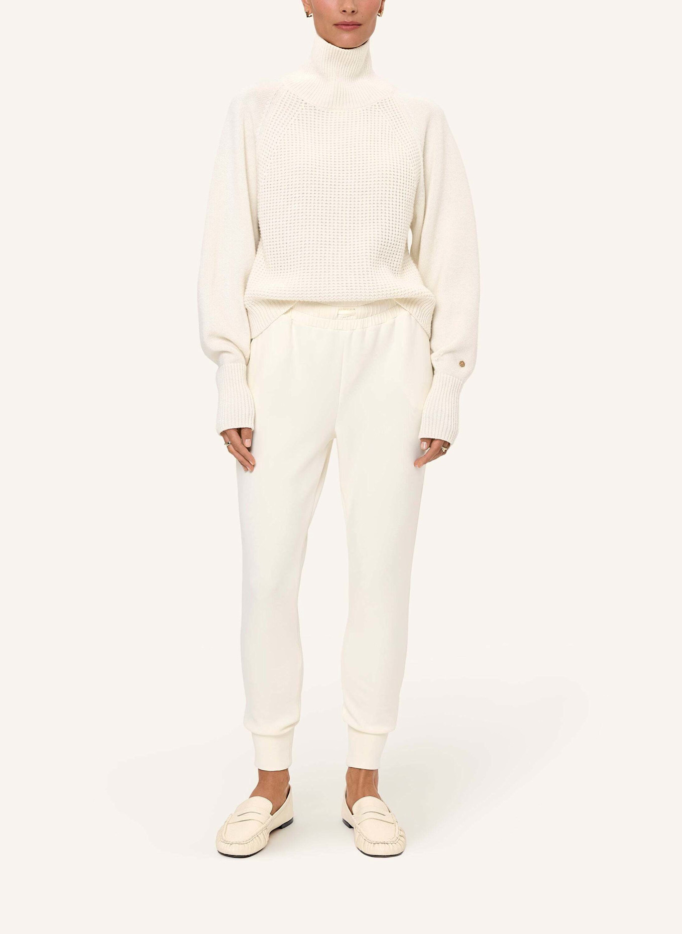 INA KESS Hose ROMULA STRETCH PANTS: BEIGE