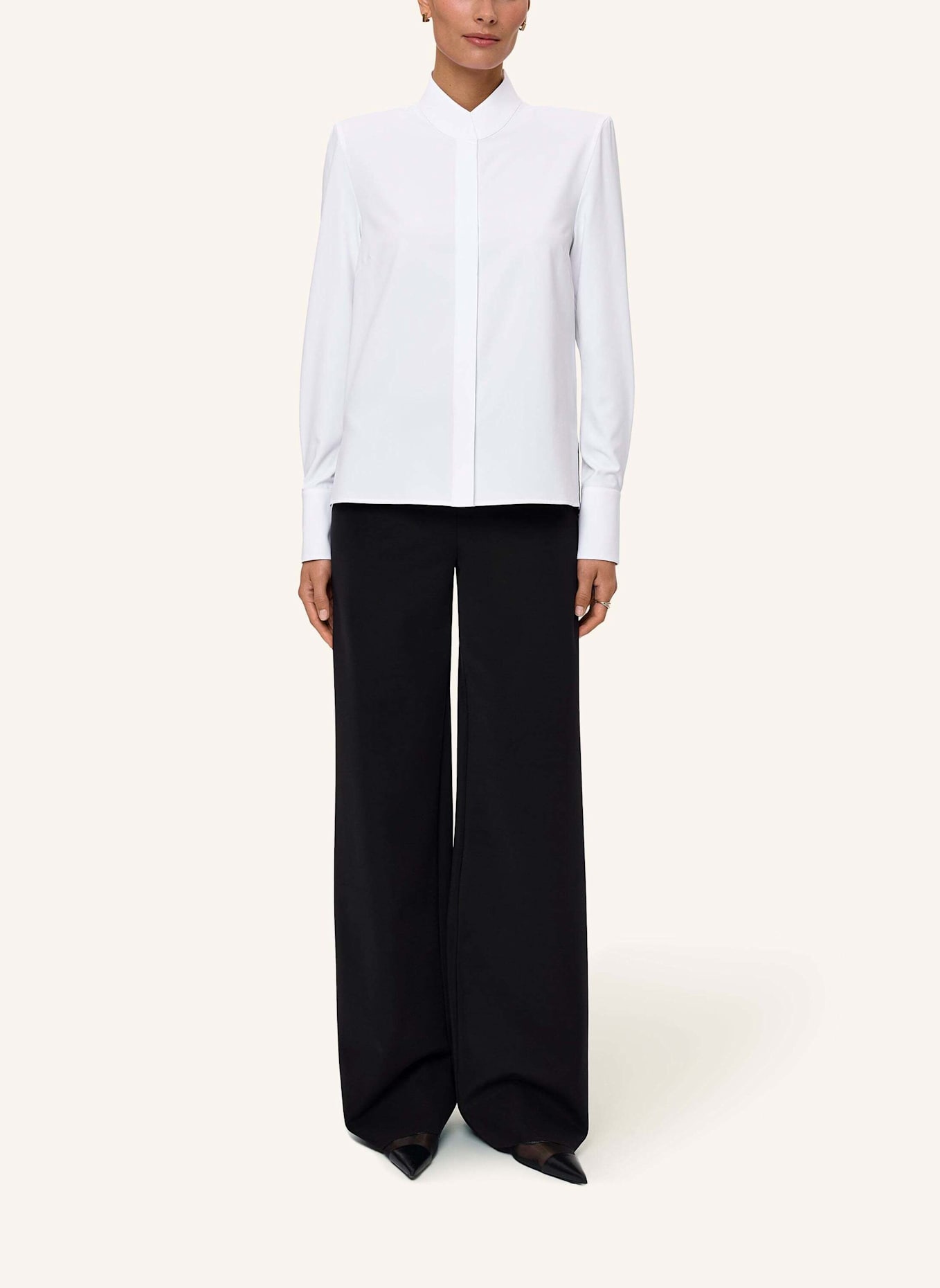 INA KESS Hemdbluse LEONTA SHIRT: WEISS