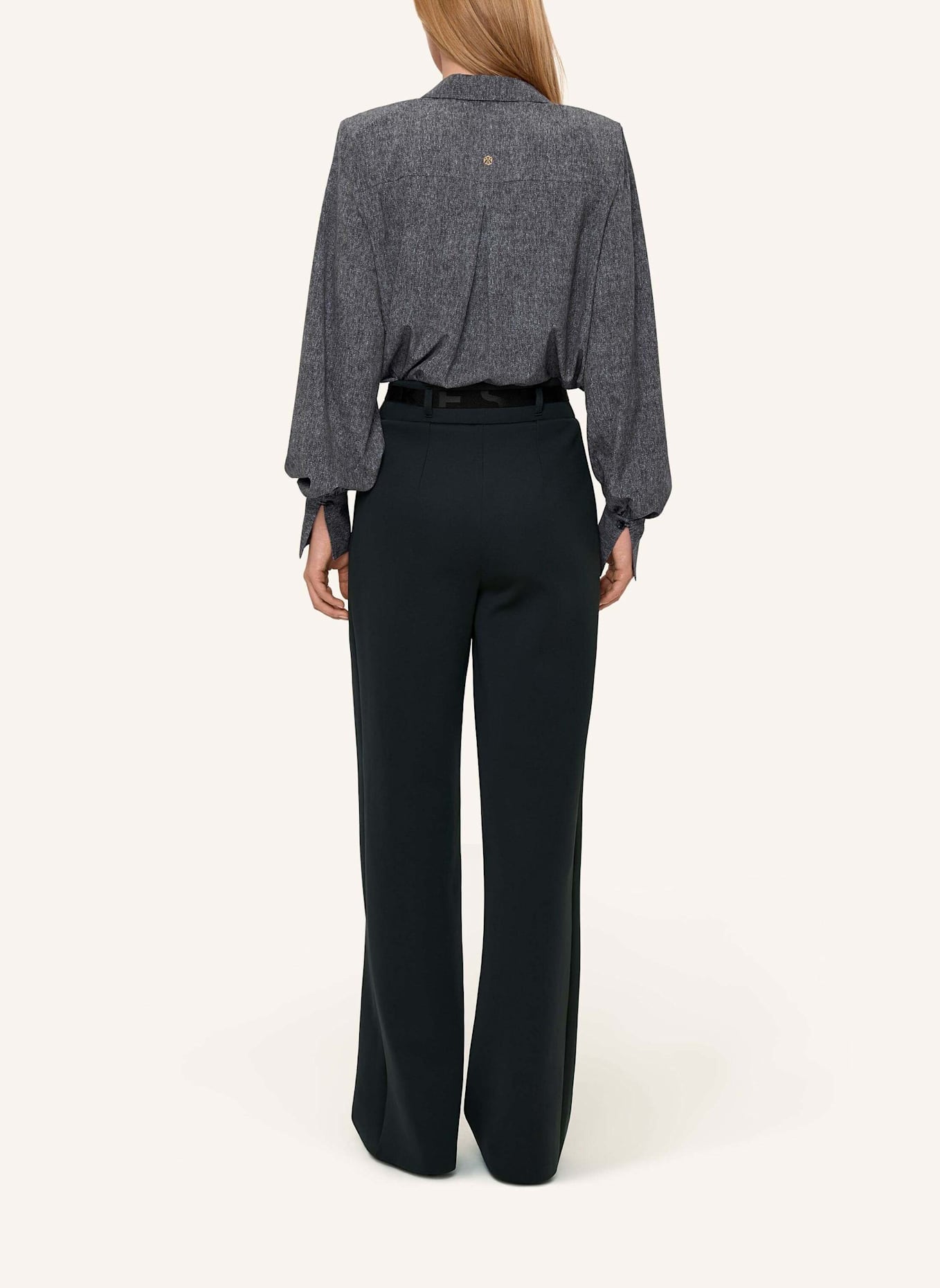 INA KESS Hose NYRA STRETCH PANTS: GRAU