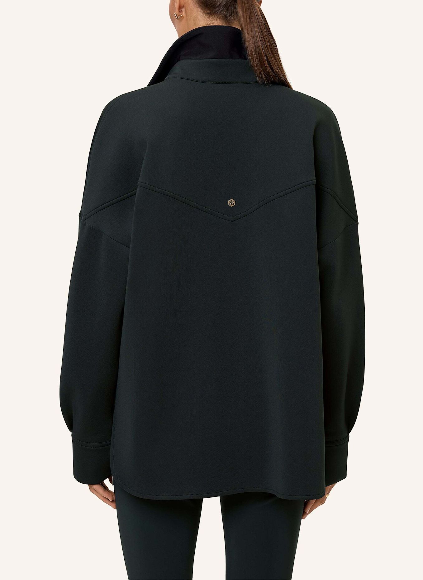 INA KESS Hemdbluse ECIRE SHIRT JACKET: DUNKELGRÜN
