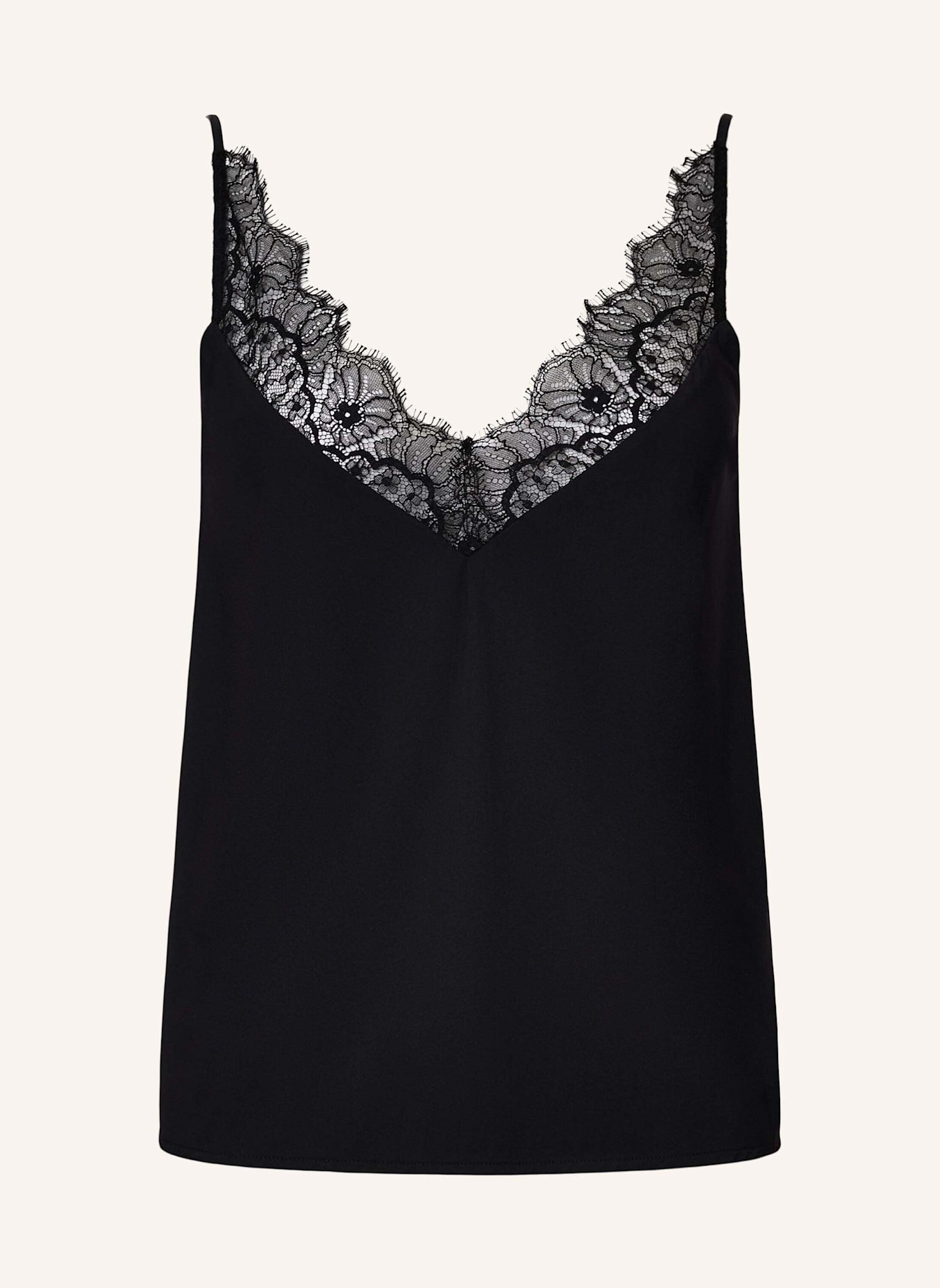 INA KESS Top LUNARET TOP: SCHWARZ
