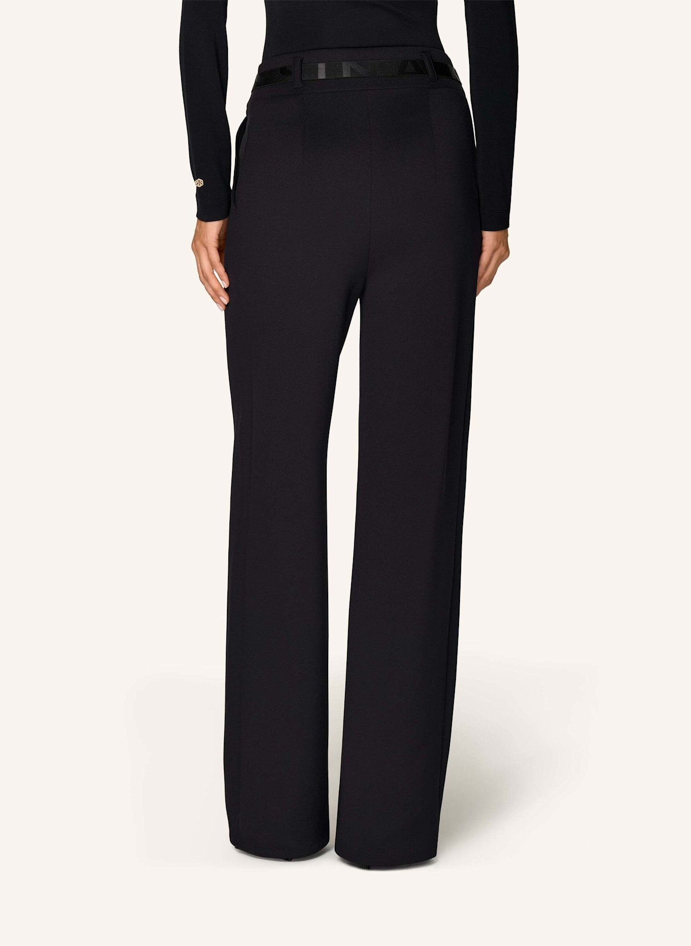 INA KESS Hose SICANI STRETCH PANT: SCHWARZ