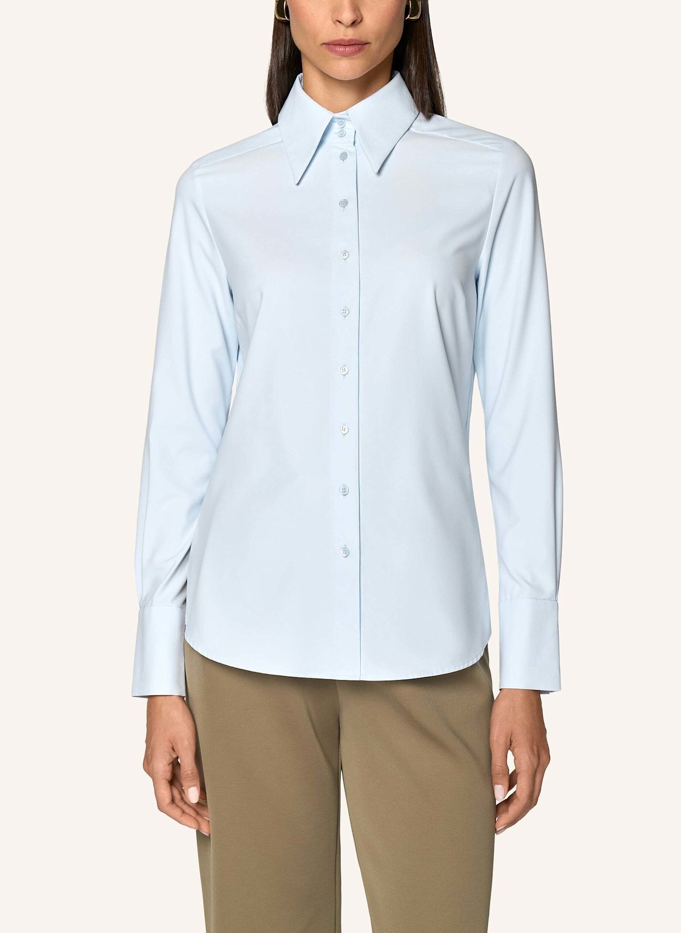 INA KESS Hemdbluse ORLOV SHIRT: HELLBLAU